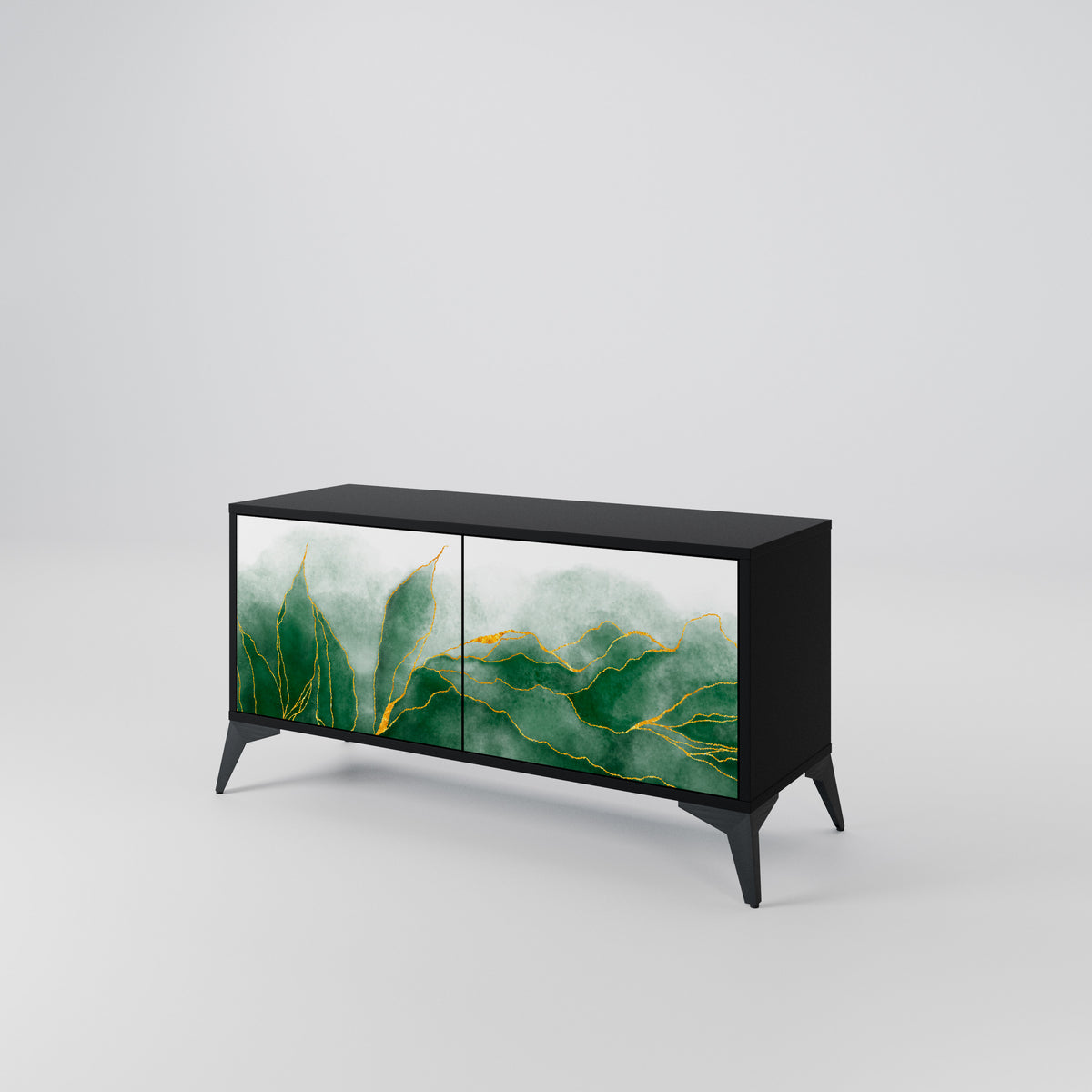 EXPENSIVE NATURE Kompakt TV-bänk med 2 dörrar