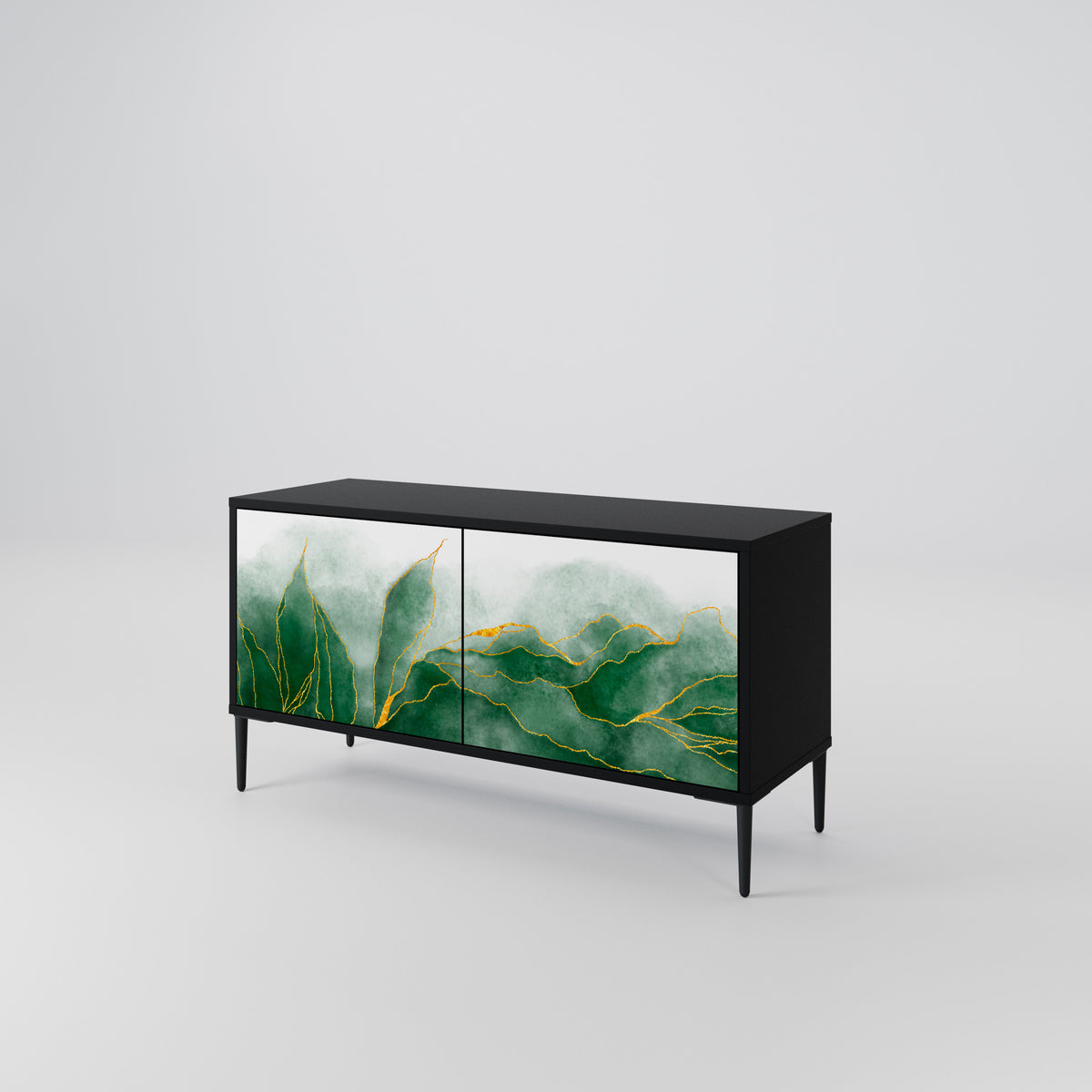 EXPENSIVE NATURE Kompakt TV-bänk med 2 dörrar