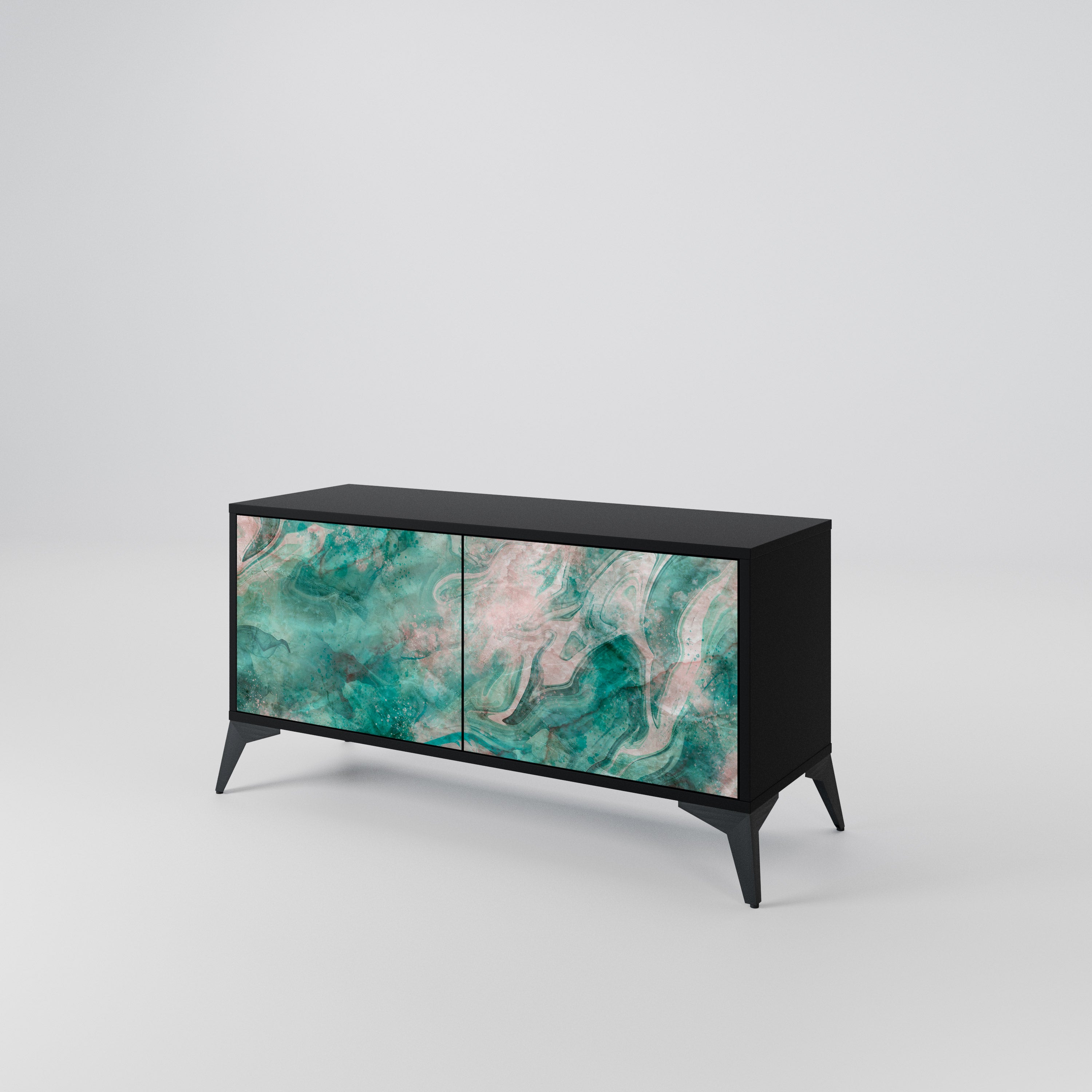 ABSTRACT ALCHEMY Compact 2-Door TV Cabinet