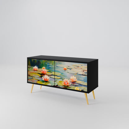 BLOOMING WATERS Mobile TV Compatto a 2 Ante