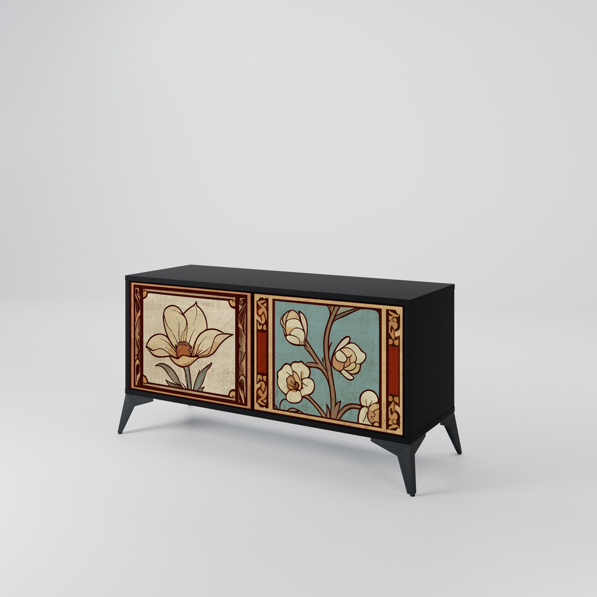 TIMELESS FLORA Mobile TV Compatto a 2 Ante
