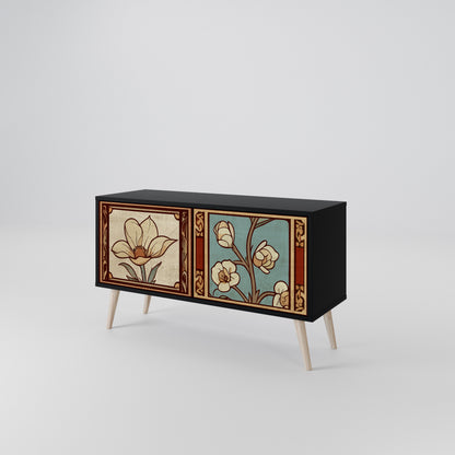TIMELESS FLORA Mobile TV Compatto a 2 Ante