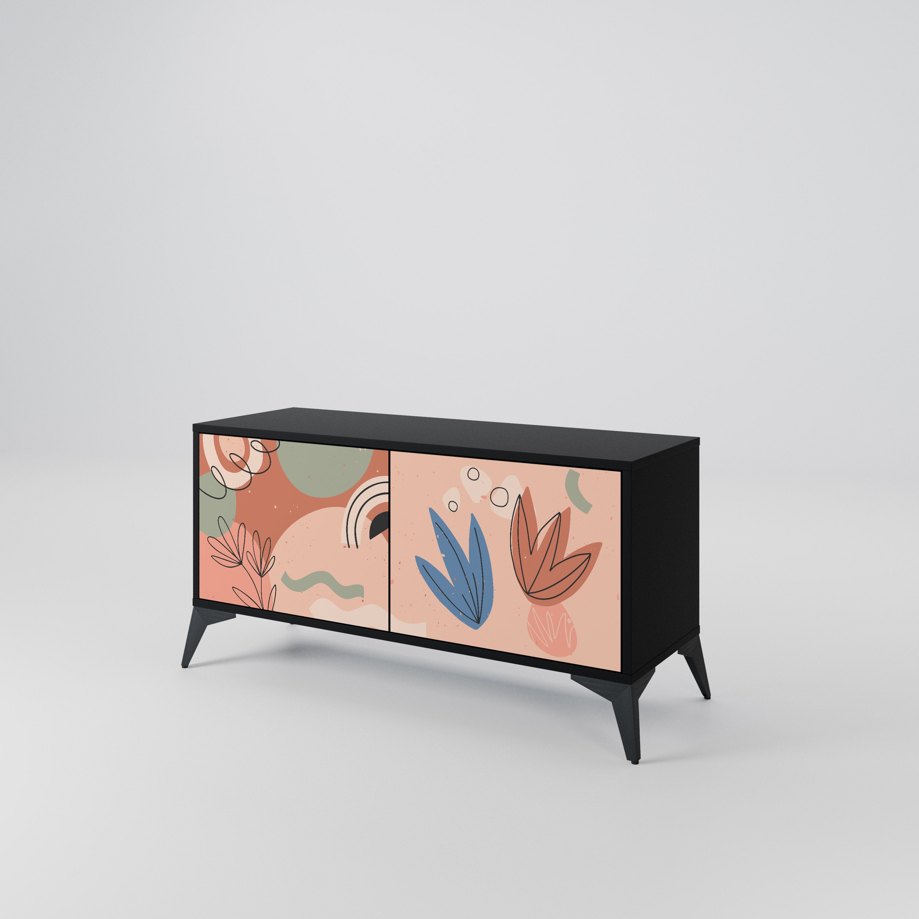 PASTEL DESTINY Compact 2-Door TV Cabinet