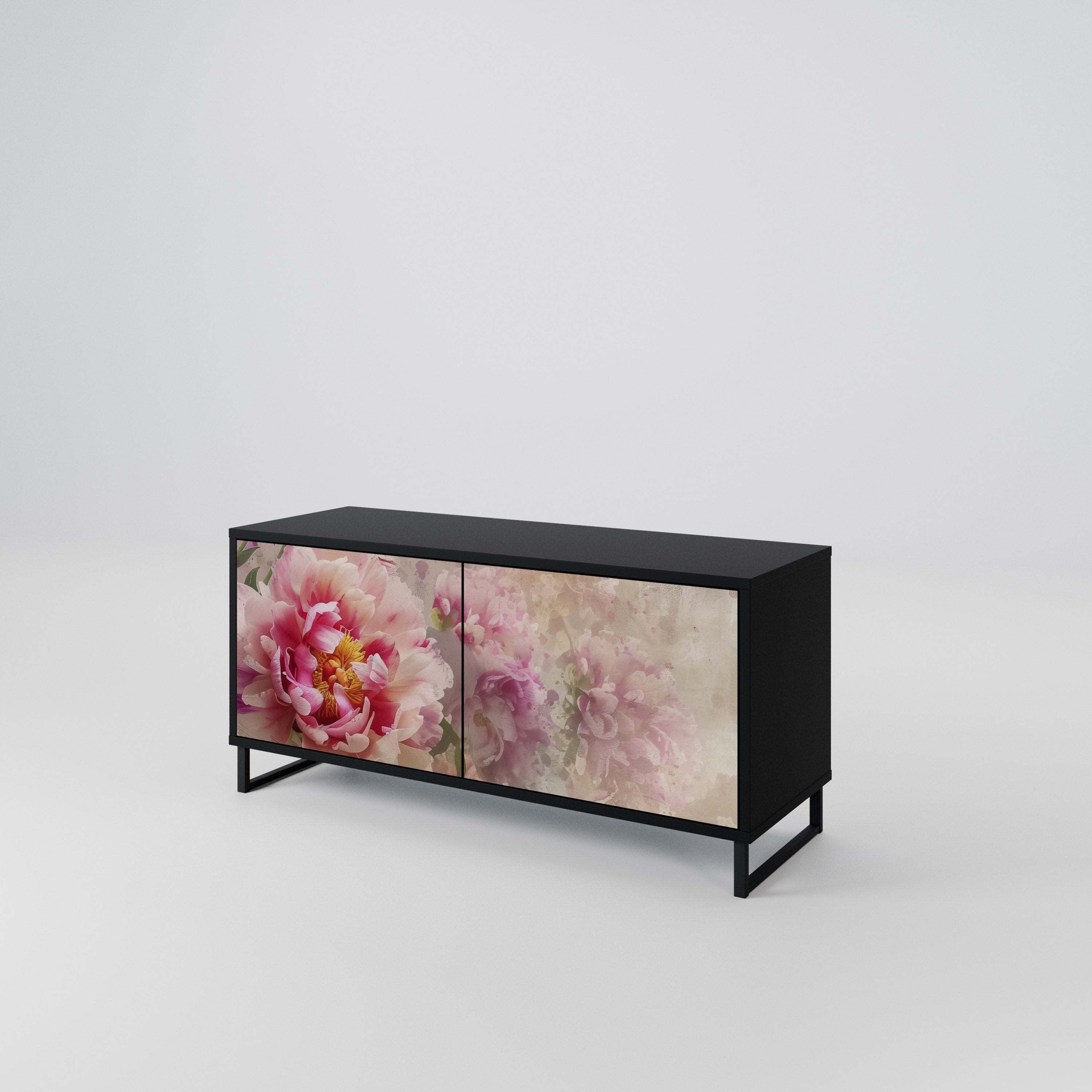 PEONY WHISPER Compact 2-Door TV Cabinet