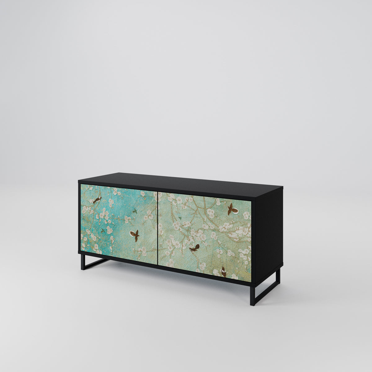 BLOOMING CHARM Mobile TV Compatto a 2 Ante