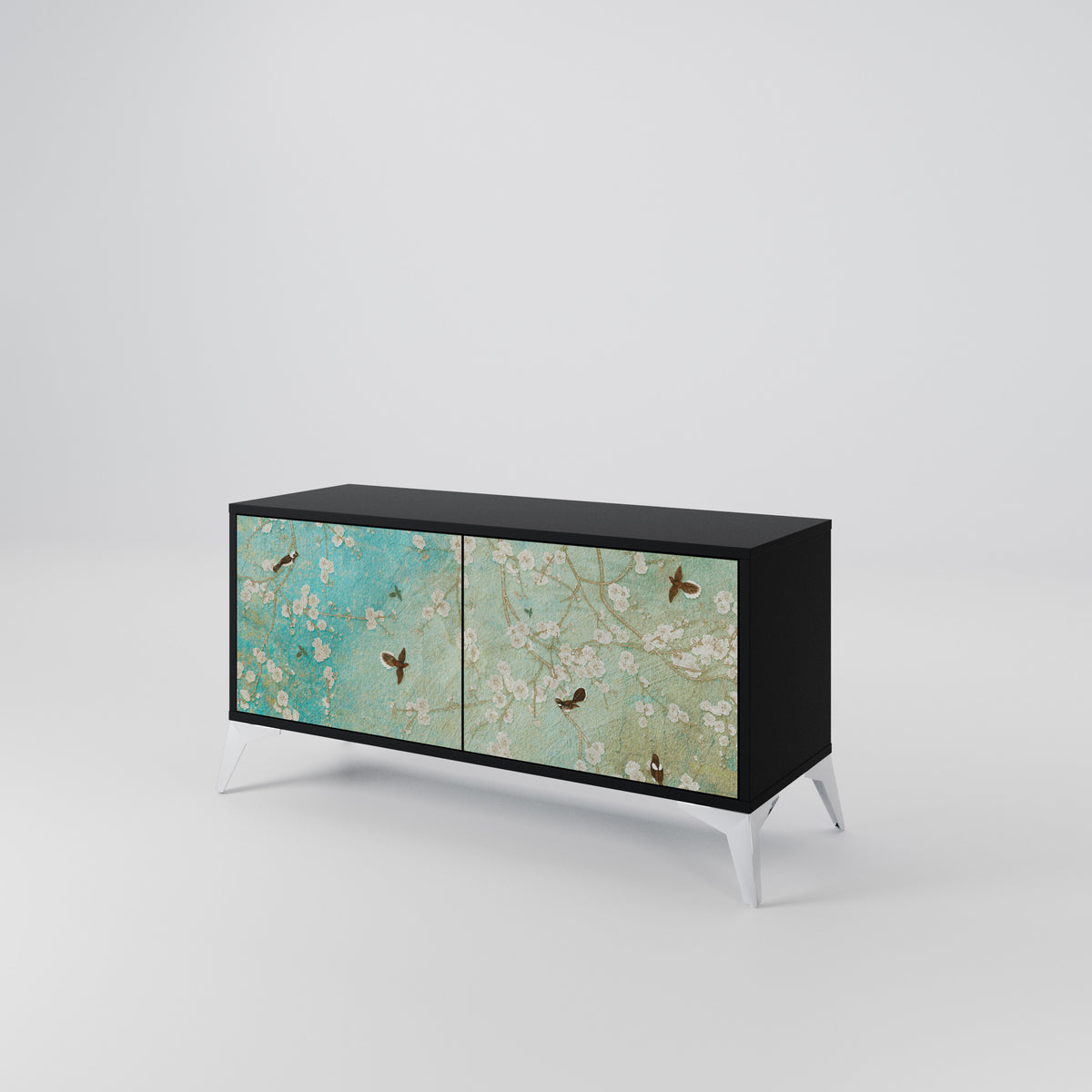 BLOOMING CHARM Mobile TV Compatto a 2 Ante