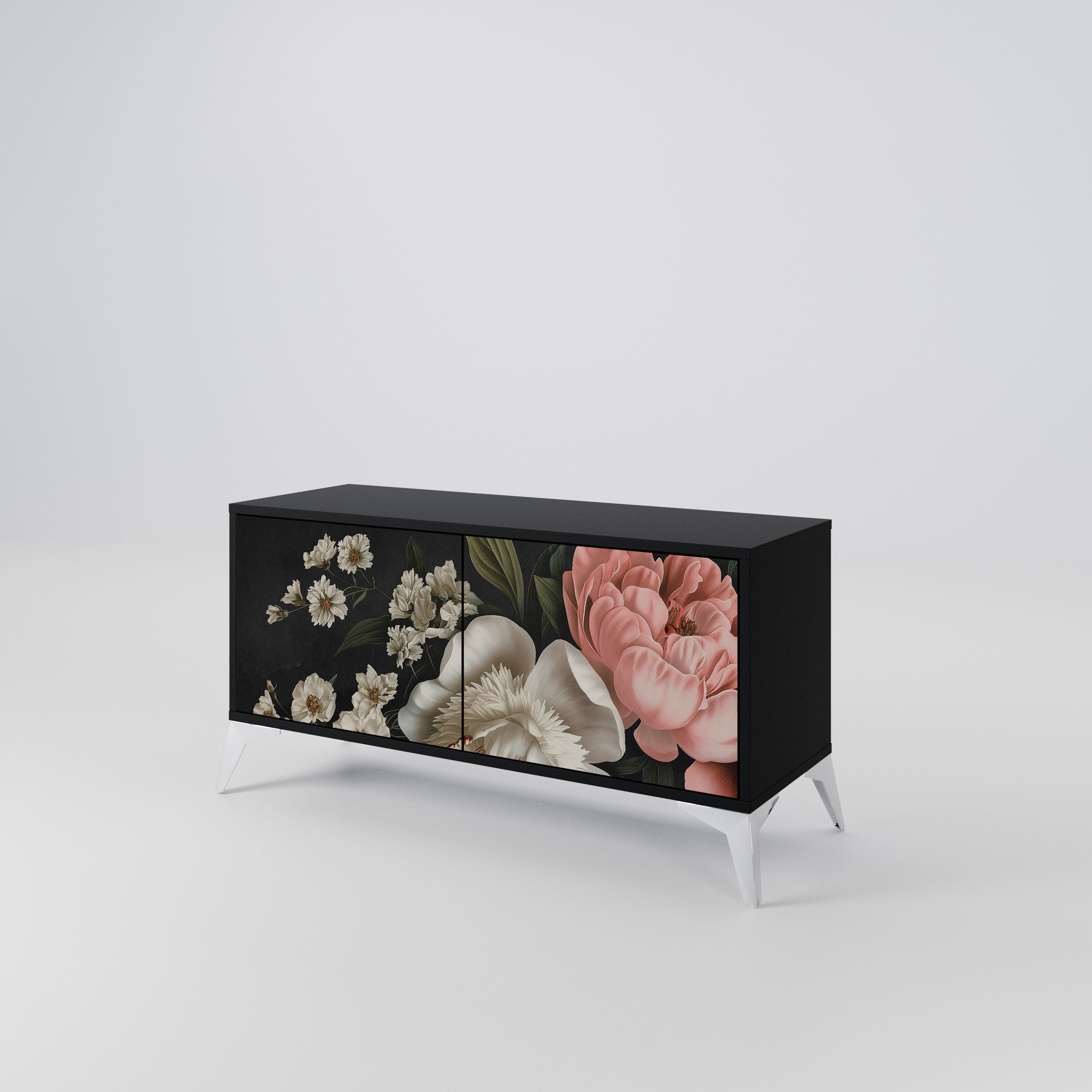 LUSH ELEGANCE Compact 2-Door TV Cabinet