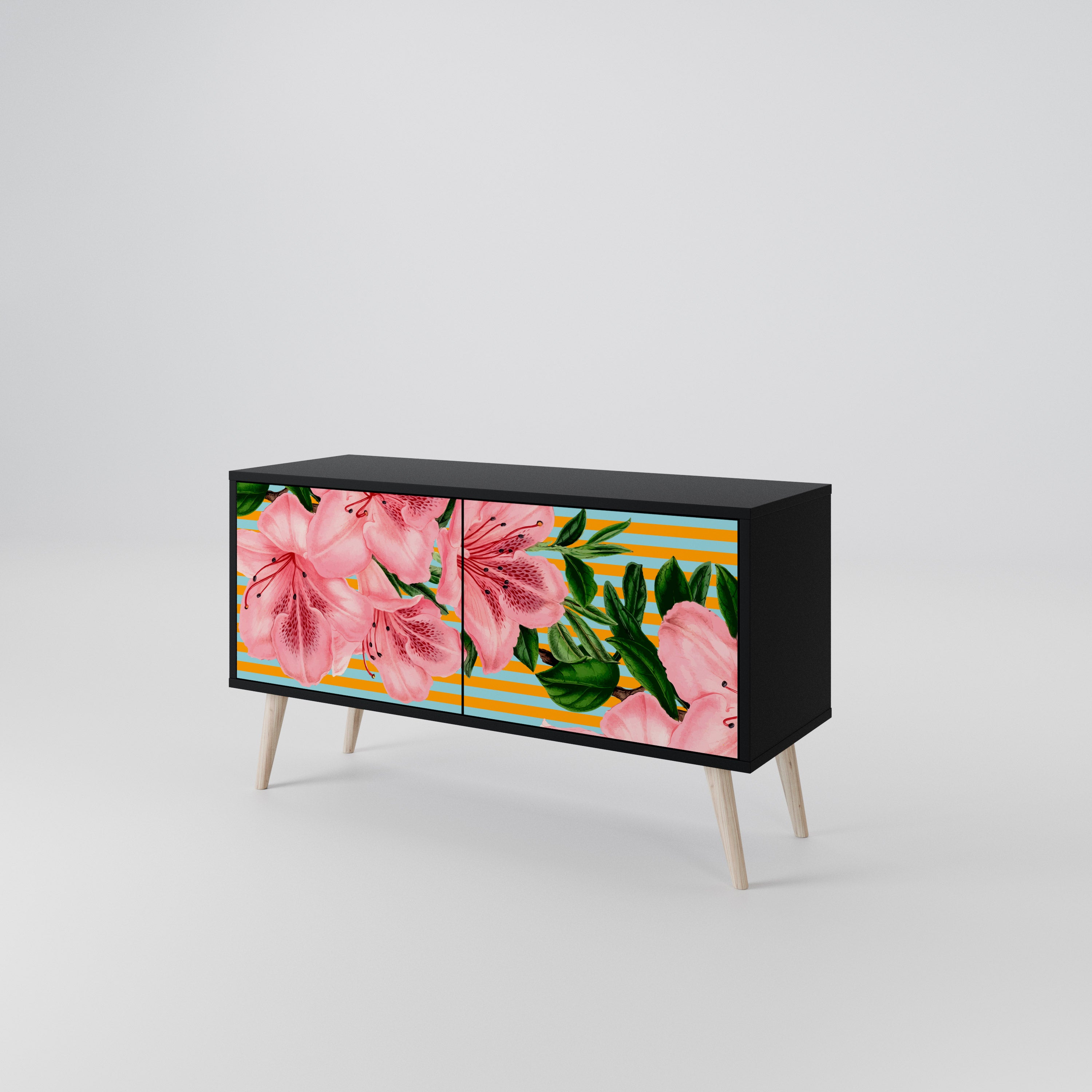 FRAGILE BEAUTY Compact 2-Door TV Cabinet