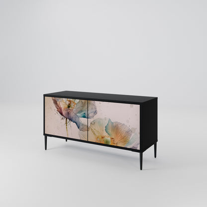 SOFTEN POPPY Compact 2-Door TV Cabinet