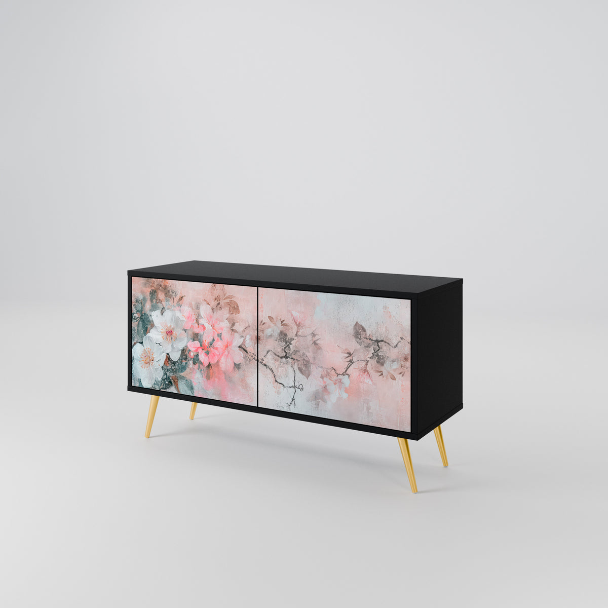 CHERRY BLOSSOM Compact 2-Door TV Cabinet