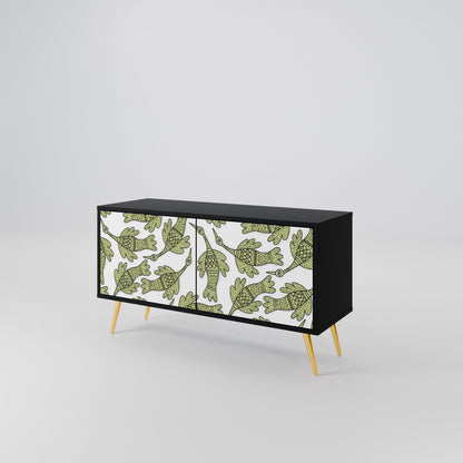 SEEDLING SONGBIRD Mueble de TV Compacto de 2 puertas