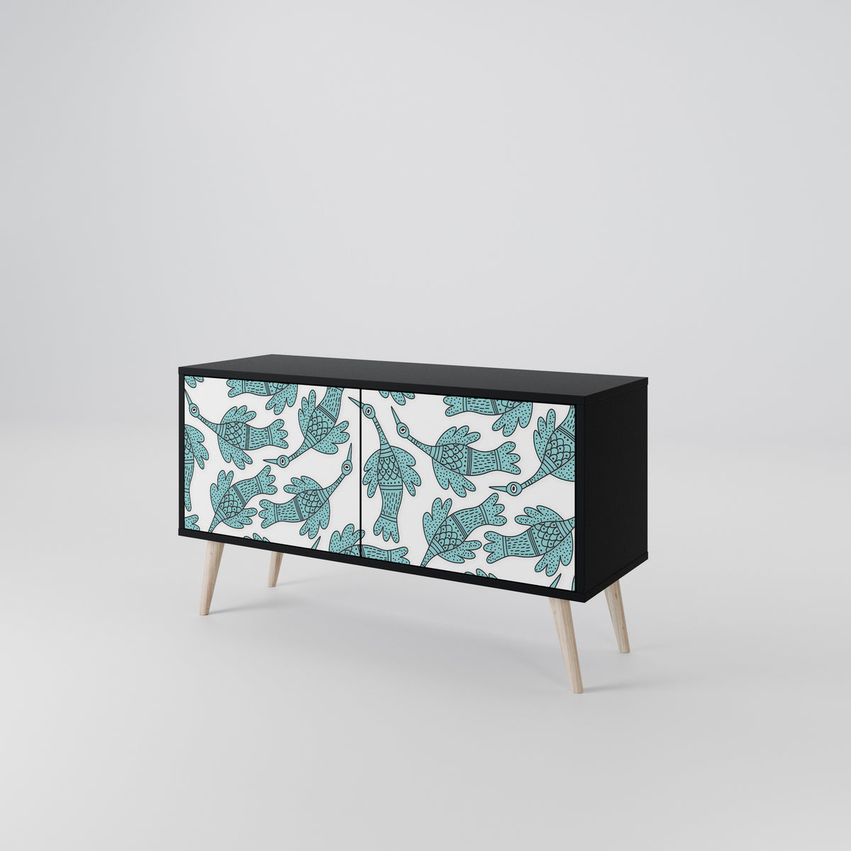 WATERSPOUT SONGIBIRD Mueble de TV Compacto de 2 puertas