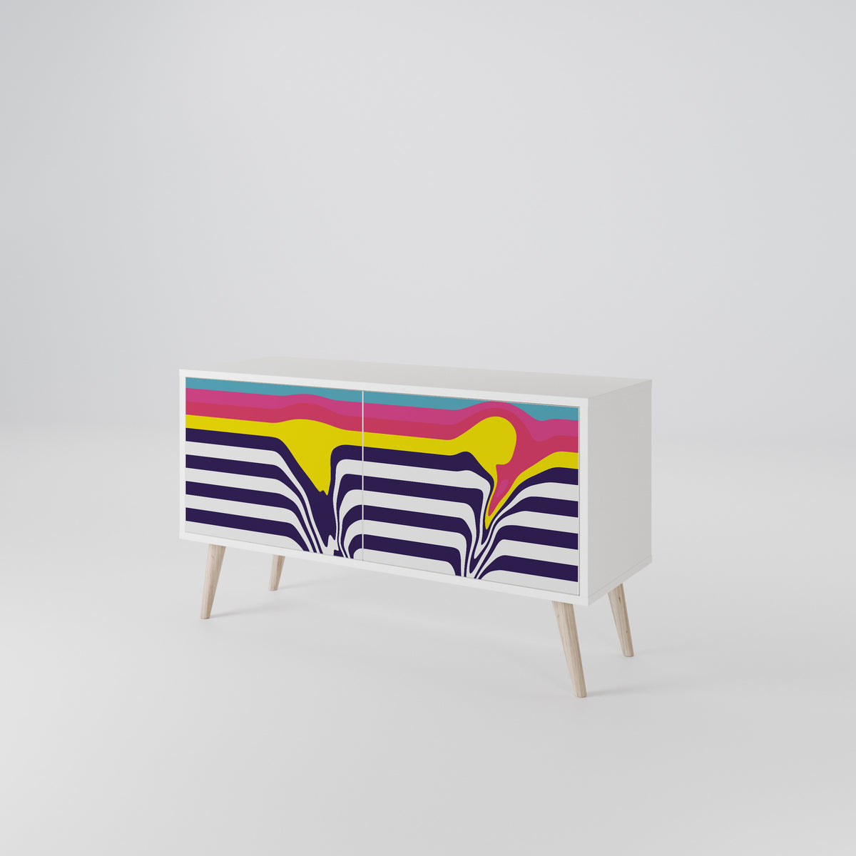 COLORFUL DIVERSION Mobile TV Compatto a 2 Ante