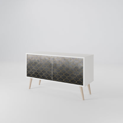 TESSELATED GRAYISH Mobile TV Compatto a 2 Ante