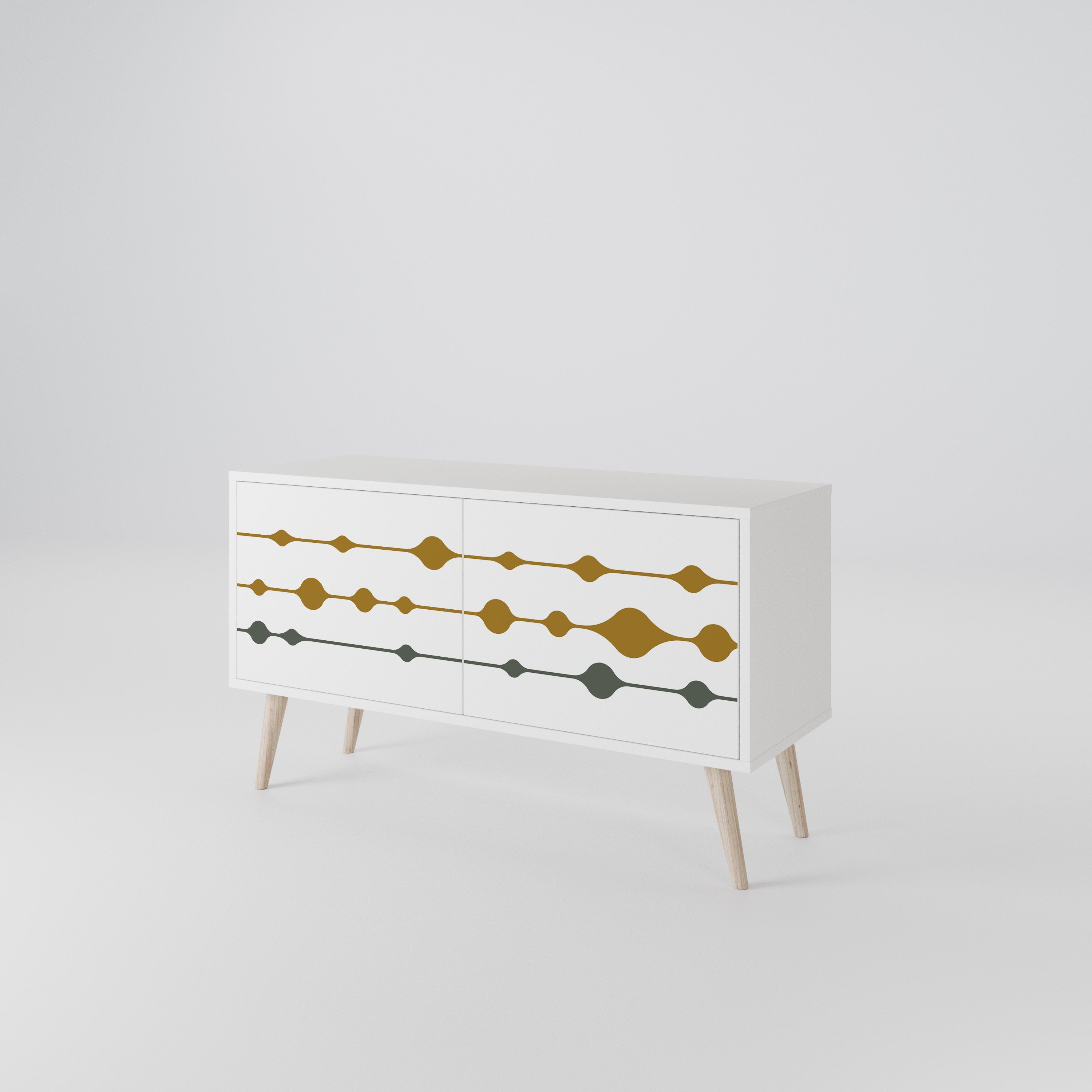 VIVID TONE Compact 2-Door TV Cabinet