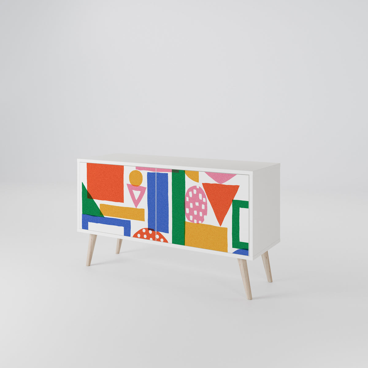 GEOMETRIC GLIMMER Mobile TV Compatto a 2 Ante