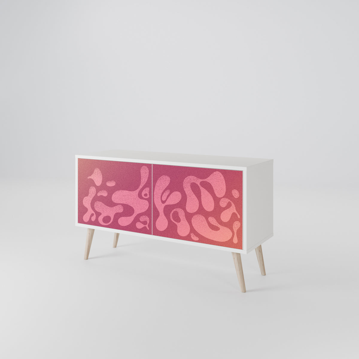 IRREGULAR PINK Mobile TV Compatto a 2 Ante