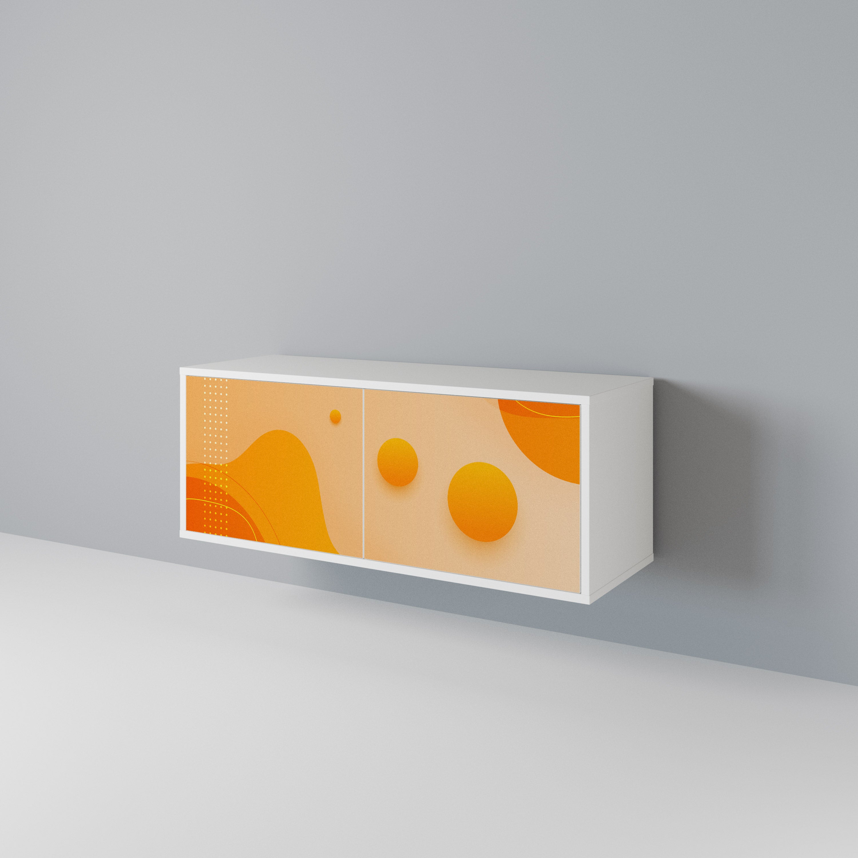 ORANGE ARRANGEMENT Kompaktes 2-türiges TV-Lowboard