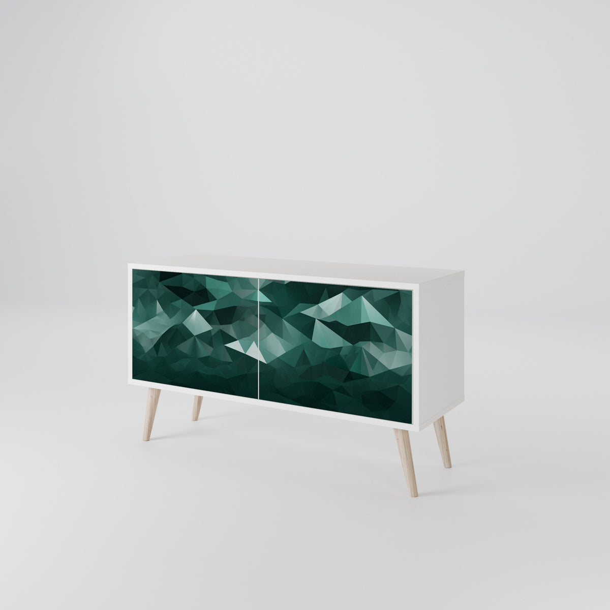 POLYGONAL FLOATING Συμπαγές έπιπλο τηλεόρασης 2-θυρών