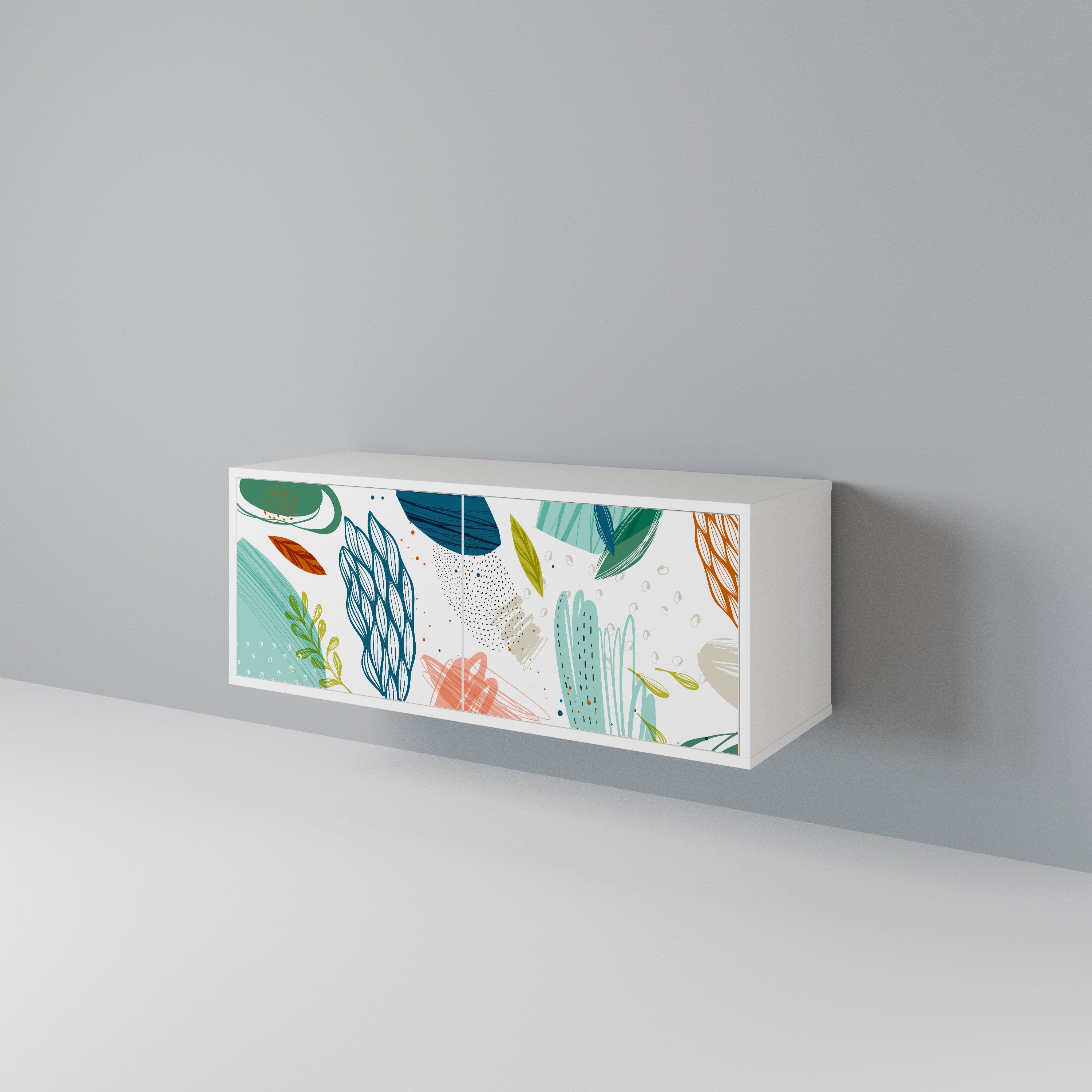 BOTANICAL HURRICANE Kompaktes 2-türiges TV-Lowboard