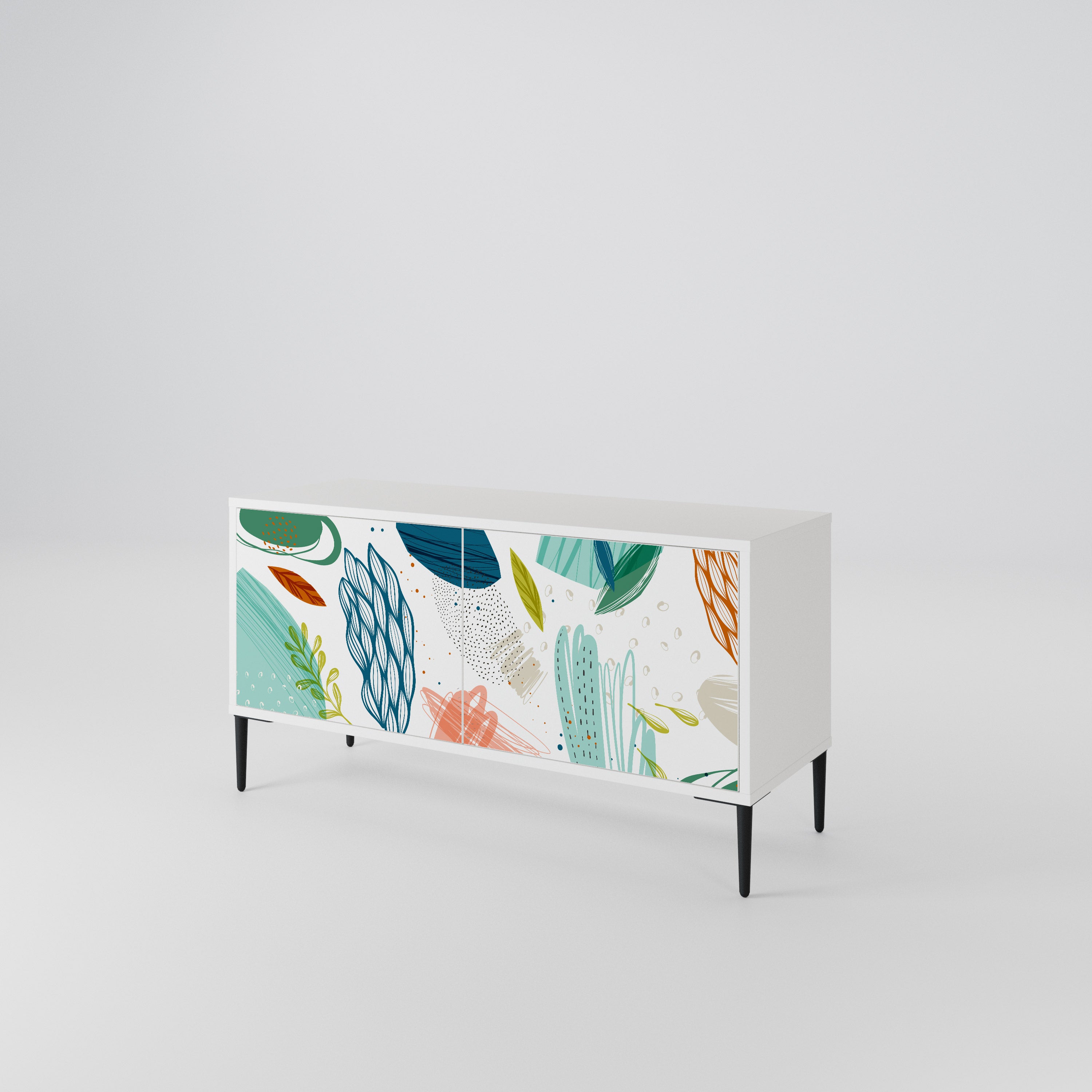 BOTANICAL HURRICANE Kompaktes 2-türiges TV-Lowboard