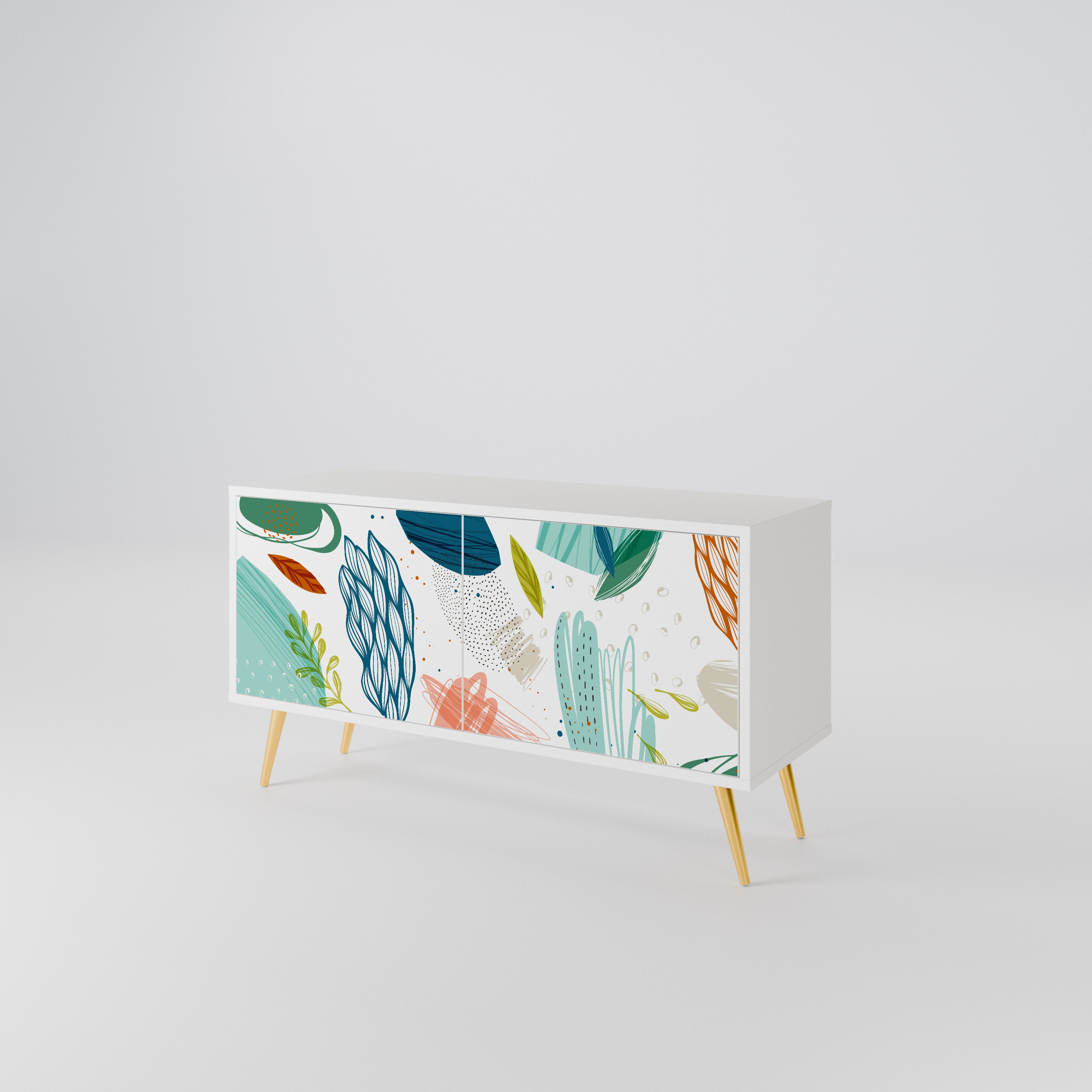 BOTANICAL HURRICANE Kompaktes 2-türiges TV-Lowboard