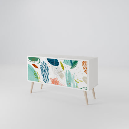 BOTANICAL HURRICANE Móvel de TV Compacto de 2 Portas
