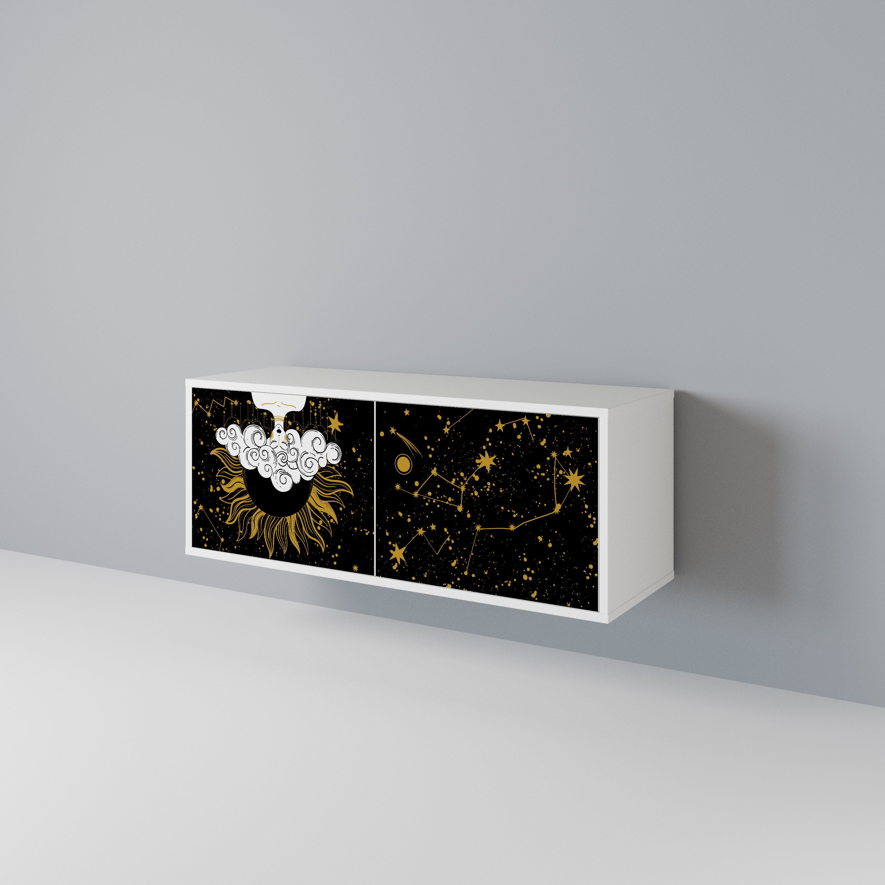 STELLAR CONSTELLATIONS Kompaktes 2-türiges TV-Lowboard
