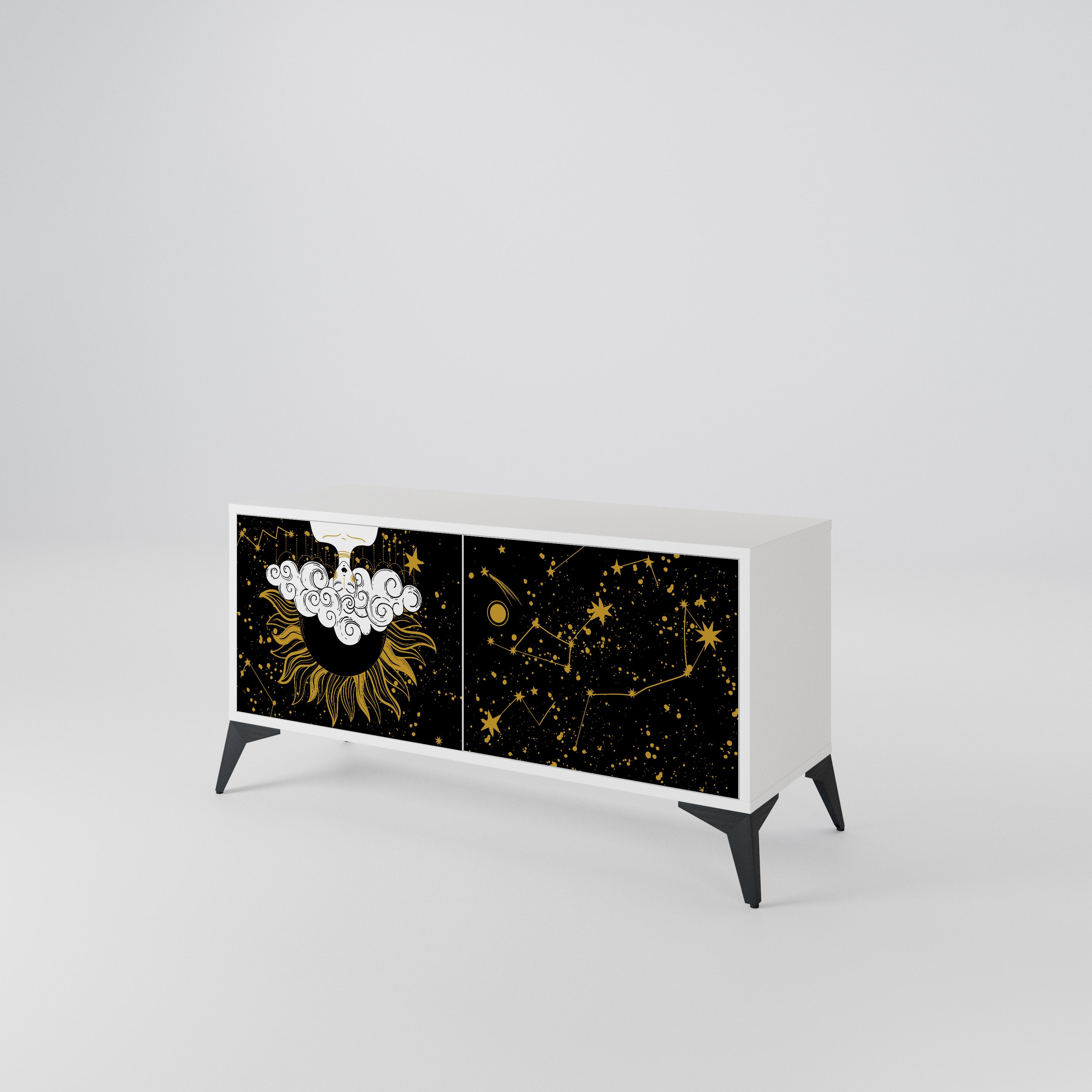 STELLAR CONSTELLATIONS Kompaktes 2-türiges TV-Lowboard