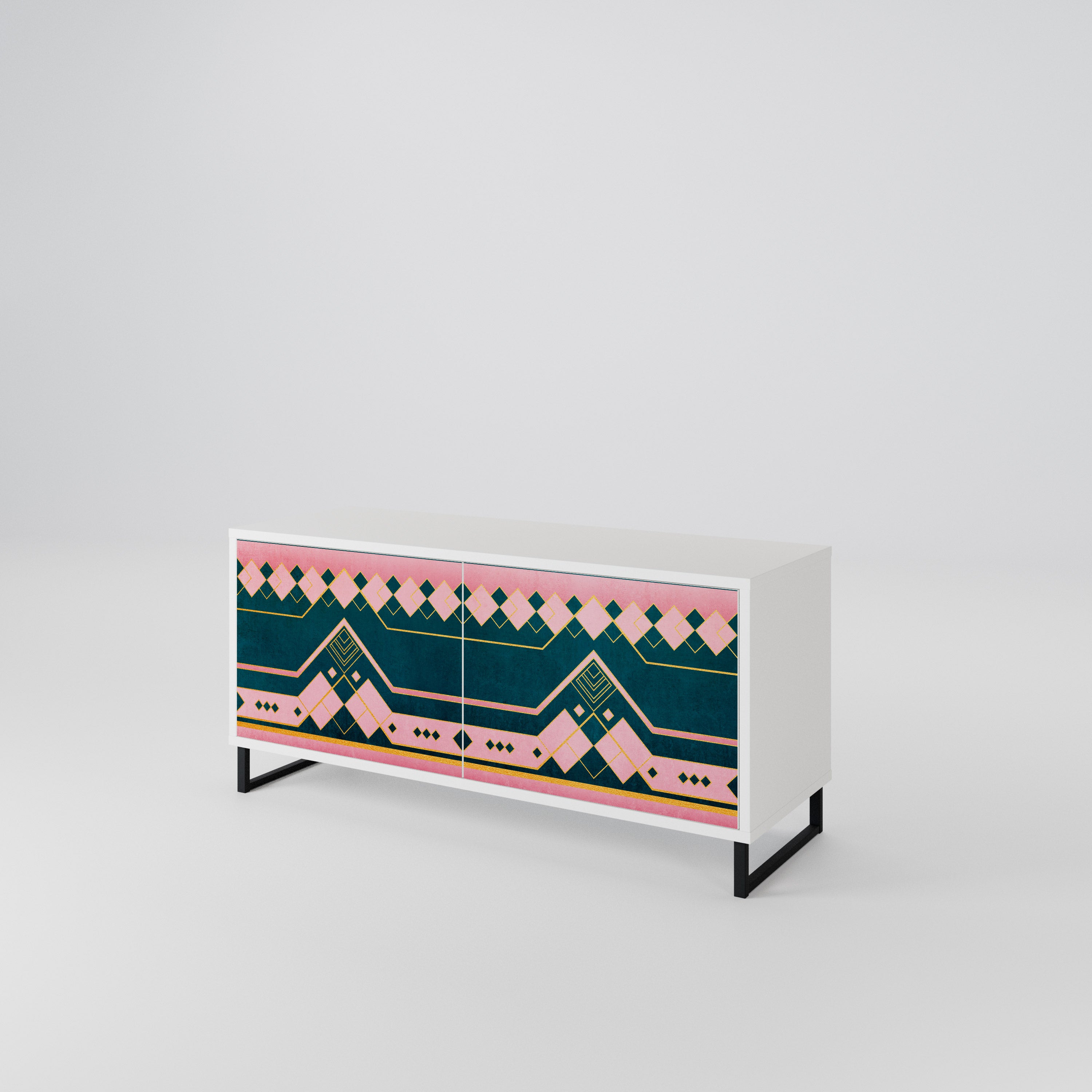 ROYAL COMPOSITION Kompaktes 2-türiges TV-Lowboard