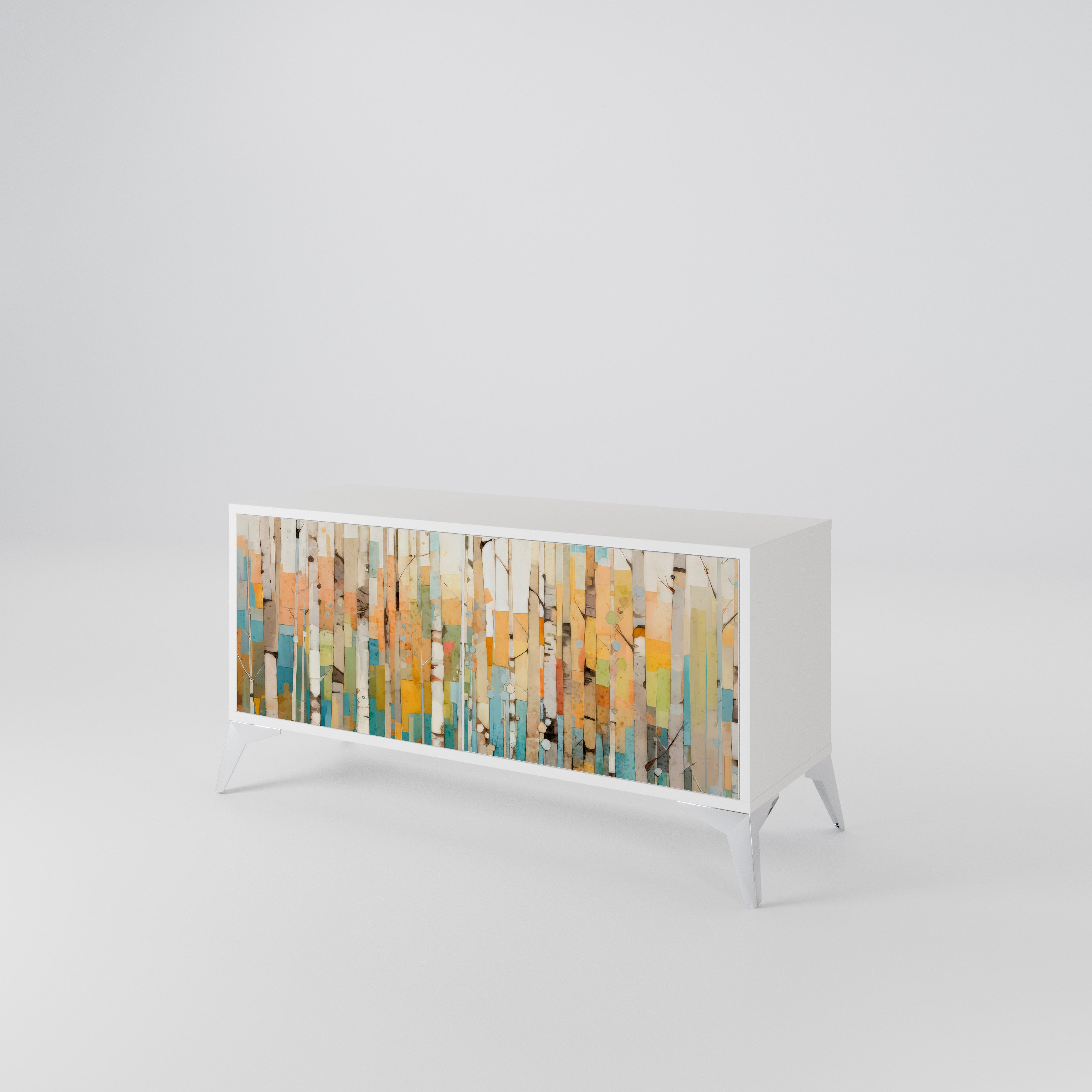 BIRCH KALEIDOSCOPE Kompaktes 2-türiges TV-Lowboard
