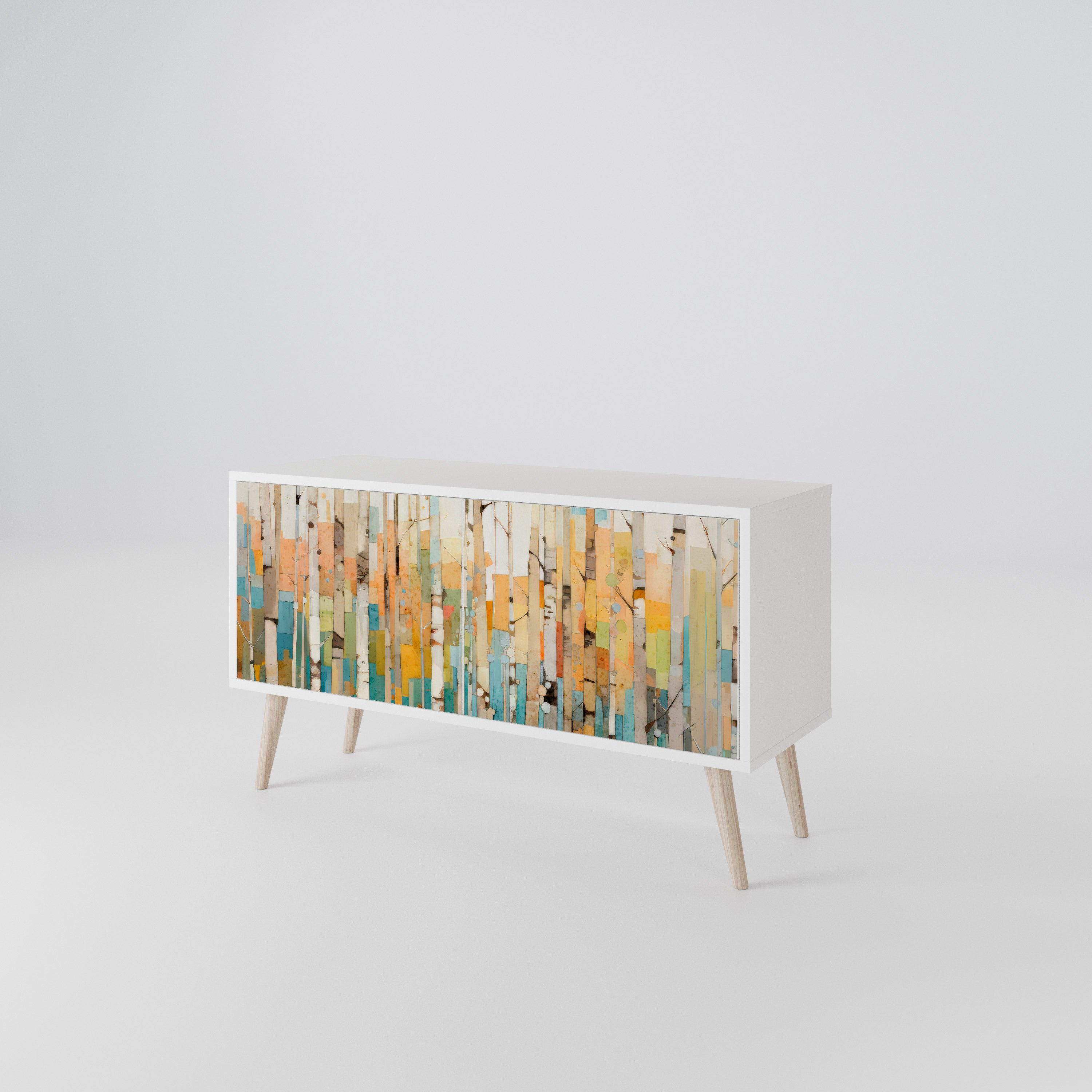 BIRCH KALEIDOSCOPE Kompaktes 2-türiges TV-Lowboard