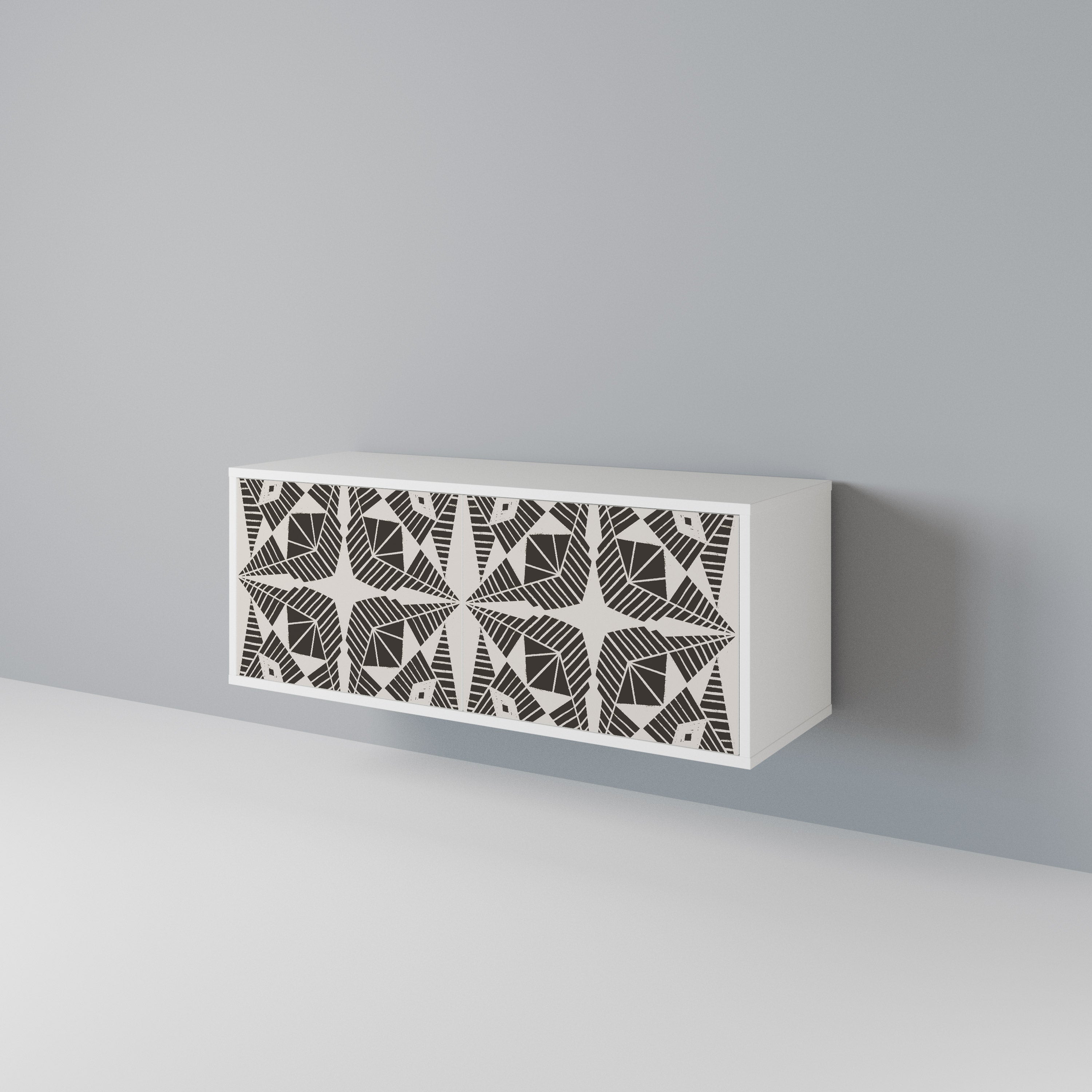MONOCHROME NEXUS Kompaktes 2-türiges TV-Lowboard