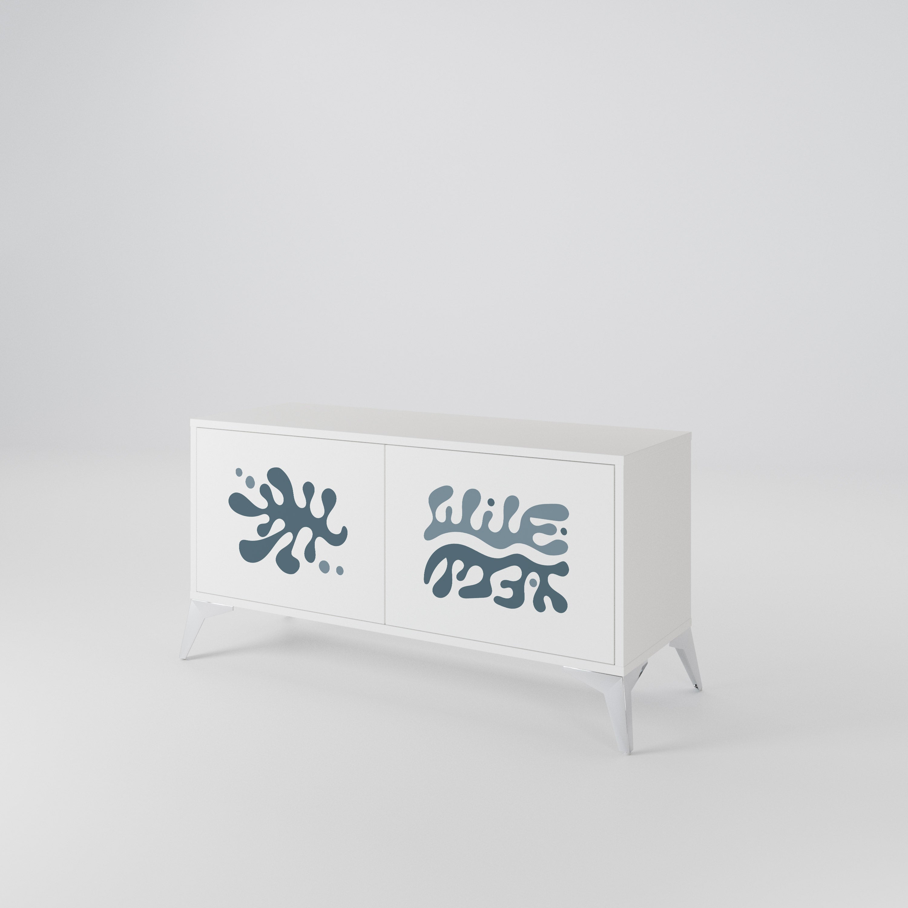 WONDERLAND VEGETATION Kompakt TV-bänk med 2 dörrar