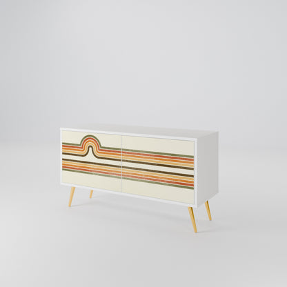 EXCEPTIONAL STREAM Compact 2-Door TV Cabinet