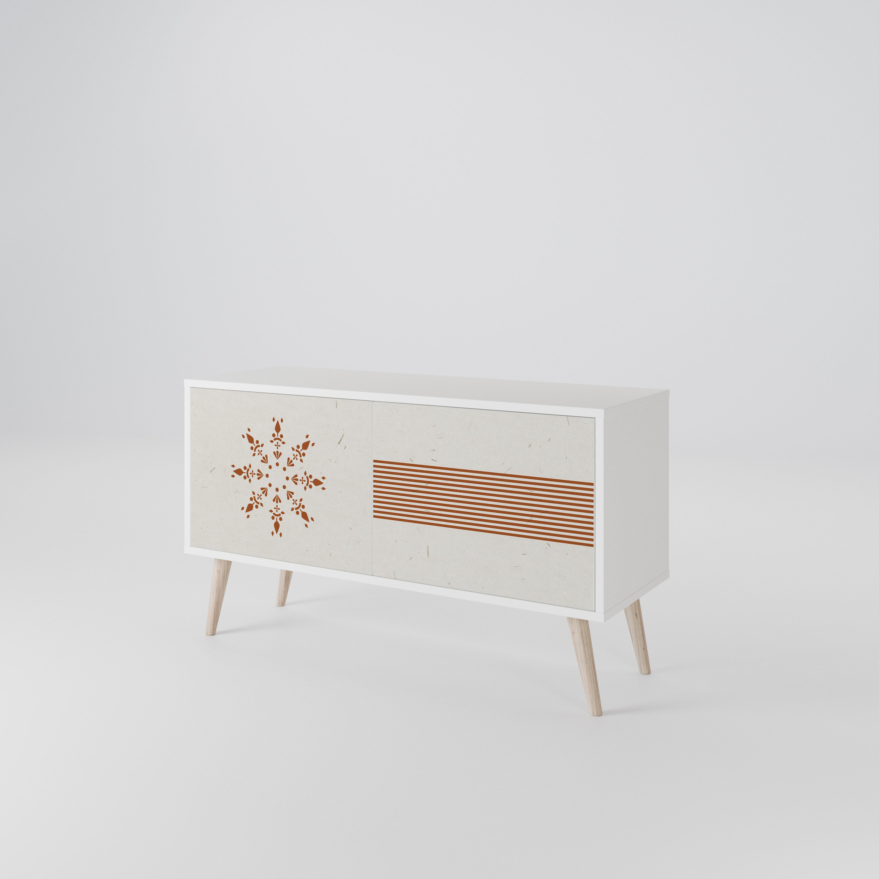DAILY HARMONY Kompakt TV-bänk med 2 dörrar