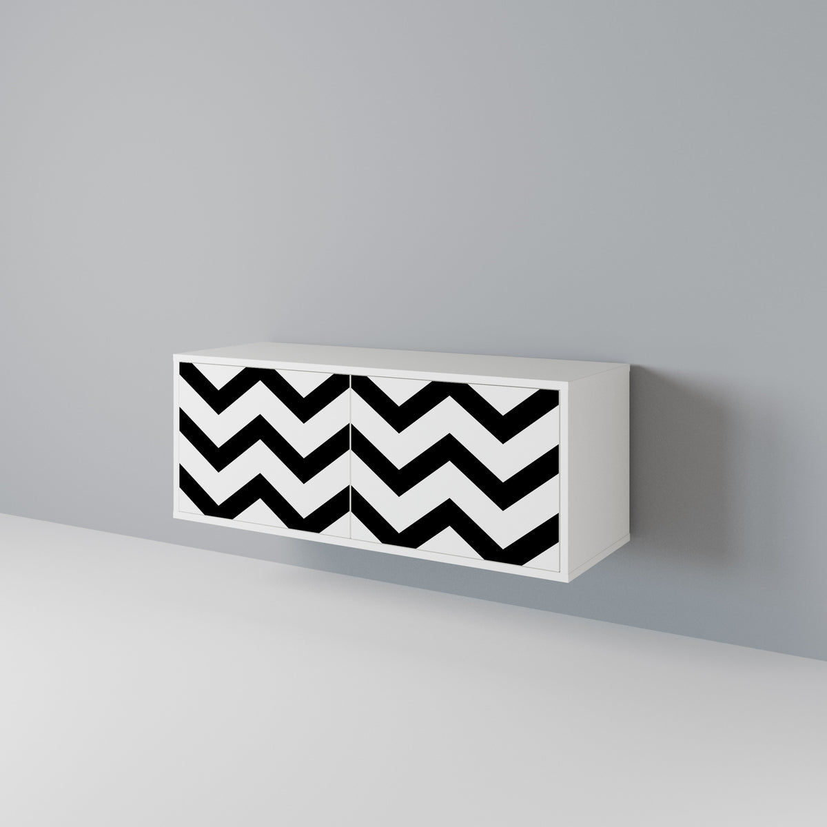 CLASSIC ZIG ZAG Συμπαγές έπιπλο τηλεόρασης 2-θυρών