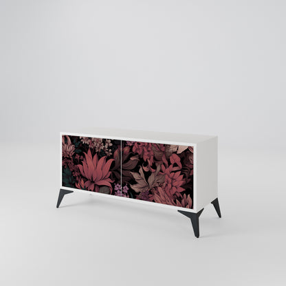 FLORAL WHISPER Kompakt TV-bänk med 2 dörrar