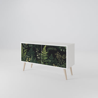 FERN FLOWERS Συμπαγές έπιπλο τηλεόρασης 2-θυρών