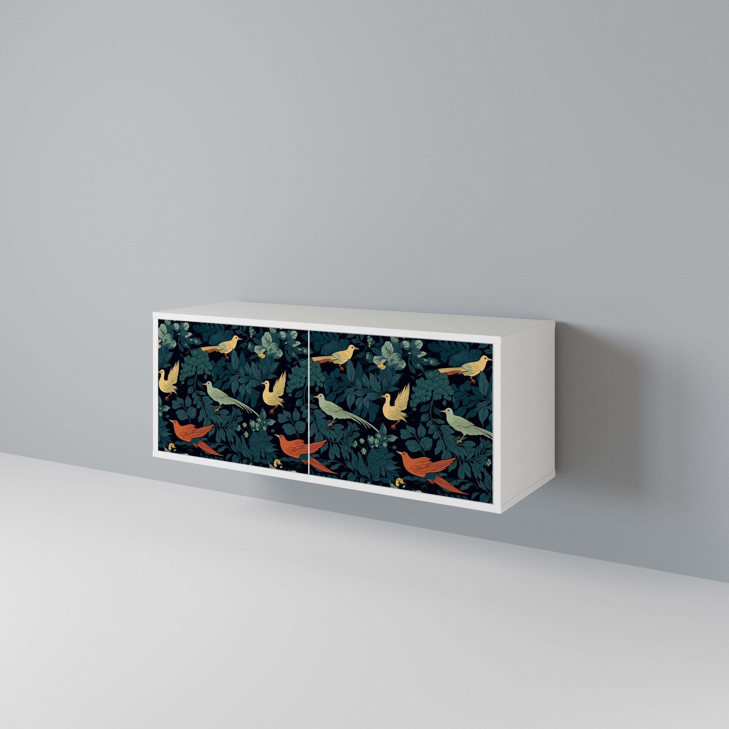 FOWL ORNAMENT Συμπαγές έπιπλο τηλεόρασης 2-θυρών