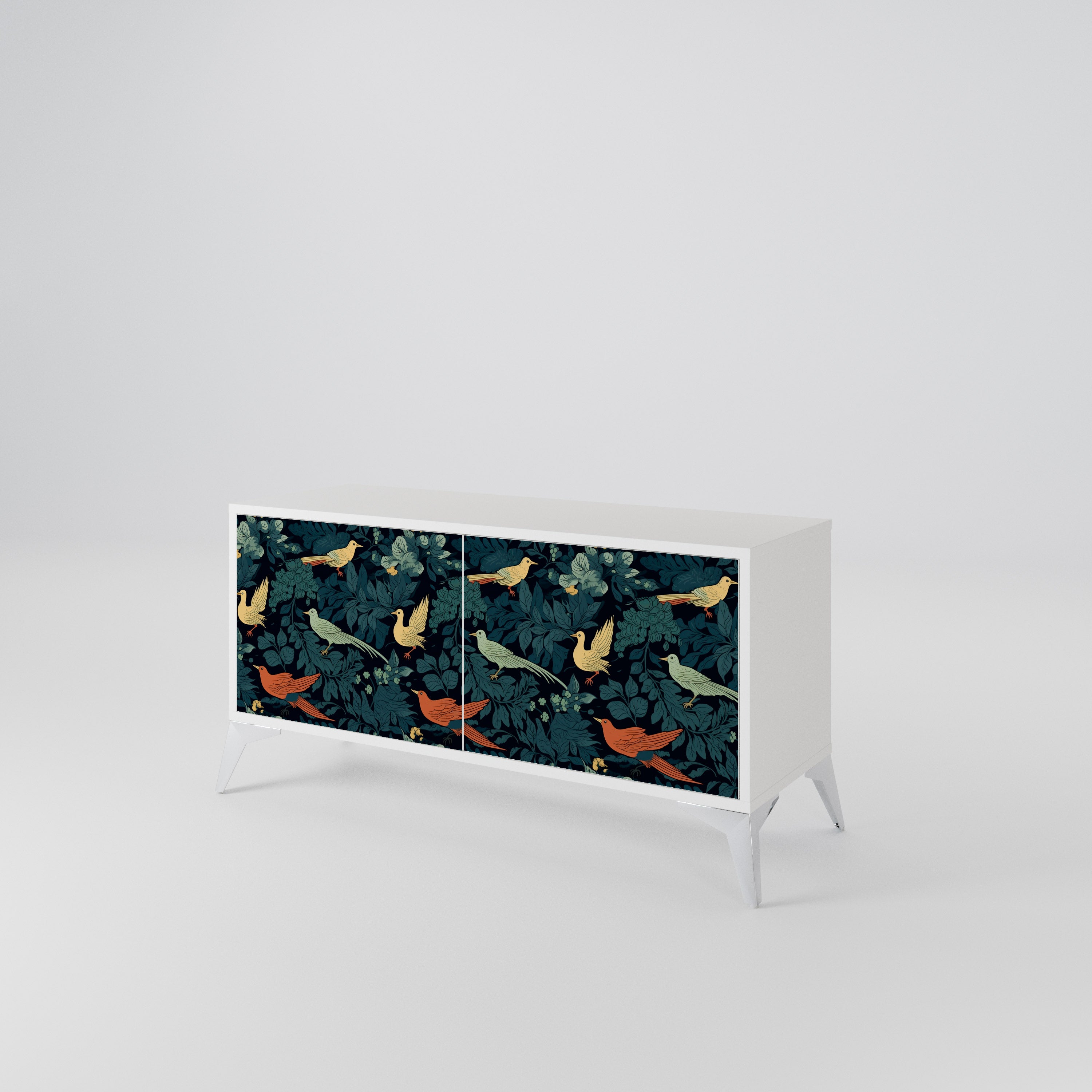 FOWL ORNAMENT Συμπαγές έπιπλο τηλεόρασης 2-θυρών