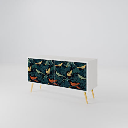 FOWL ORNAMENT Mobile TV Compatto a 2 Ante