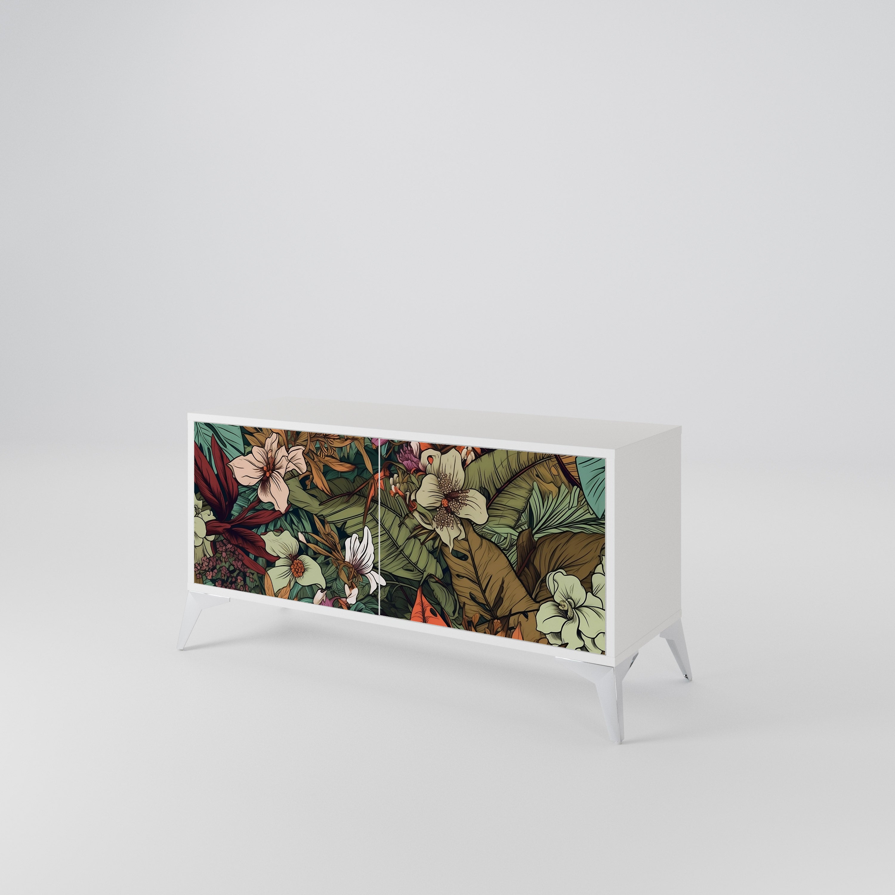BOTANICAL EMERGENCE Συμπαγές έπιπλο τηλεόρασης 2-θυρών