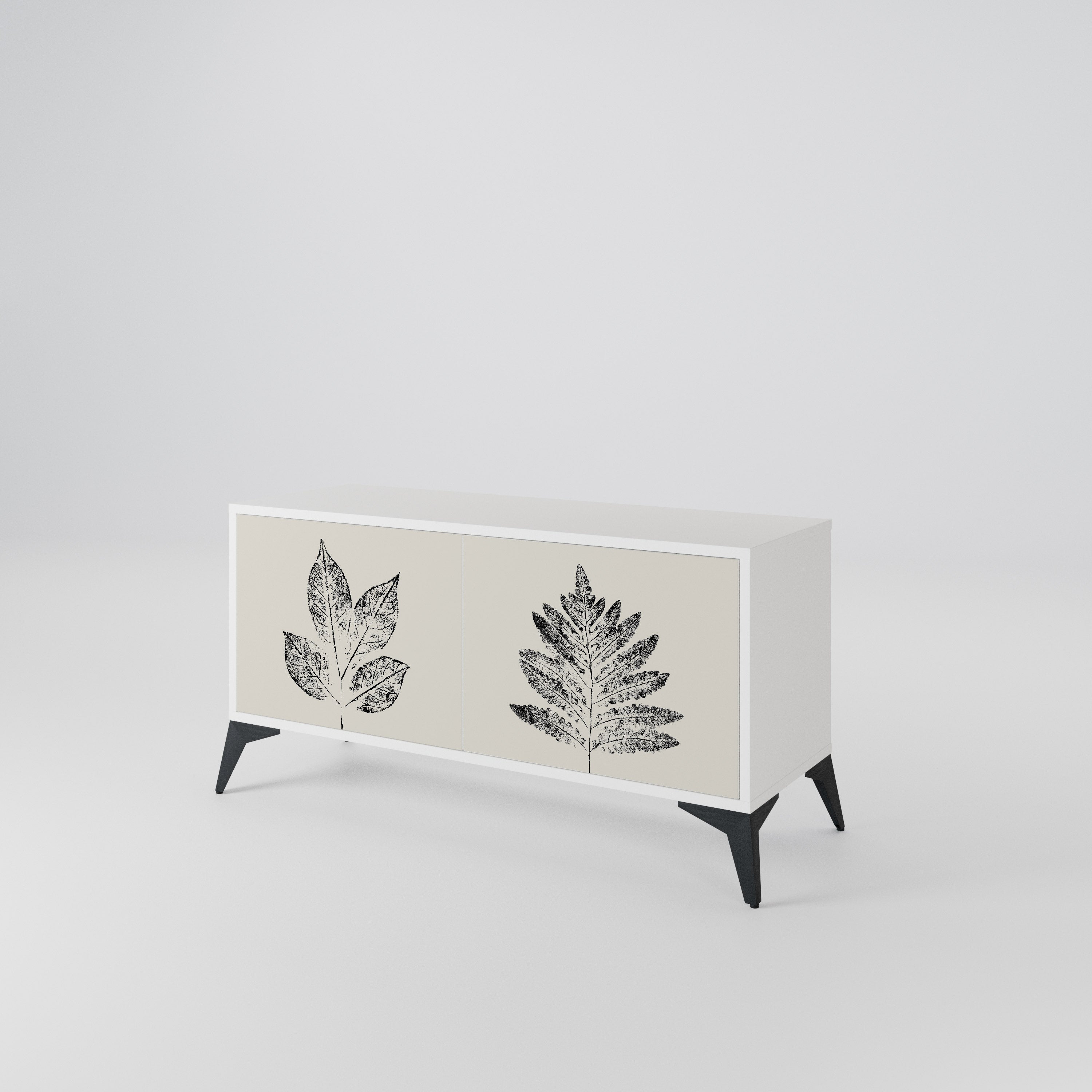 LEAFY STAMPS Συμπαγές έπιπλο τηλεόρασης 2-θυρών