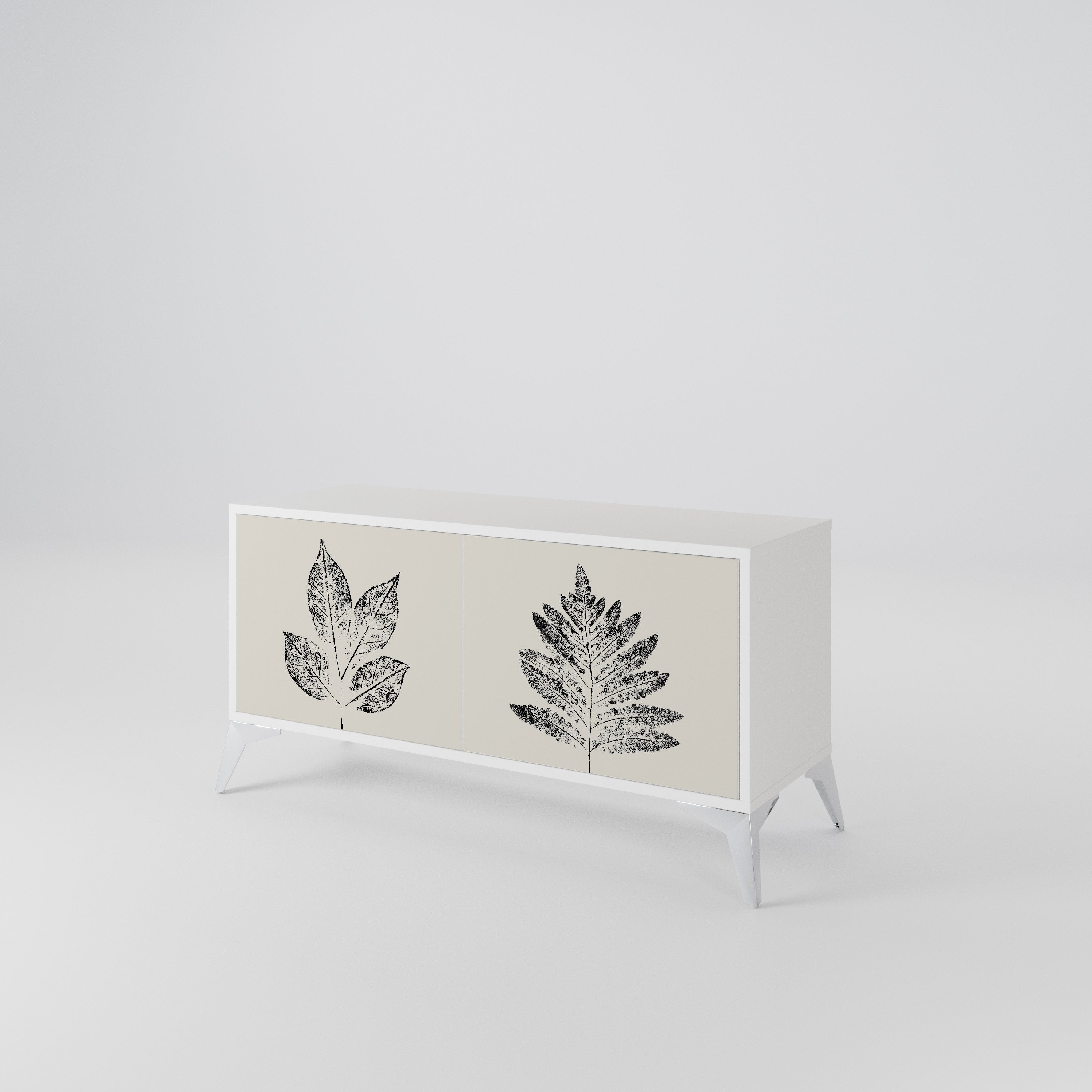 LEAFY STAMPS Συμπαγές έπιπλο τηλεόρασης 2-θυρών