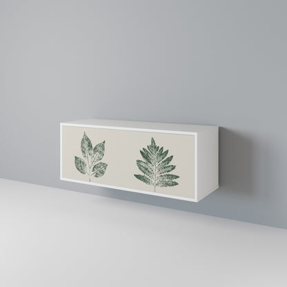 GREEN LEAFY STAMPS Kompaktes 2-türiges TV-Lowboard