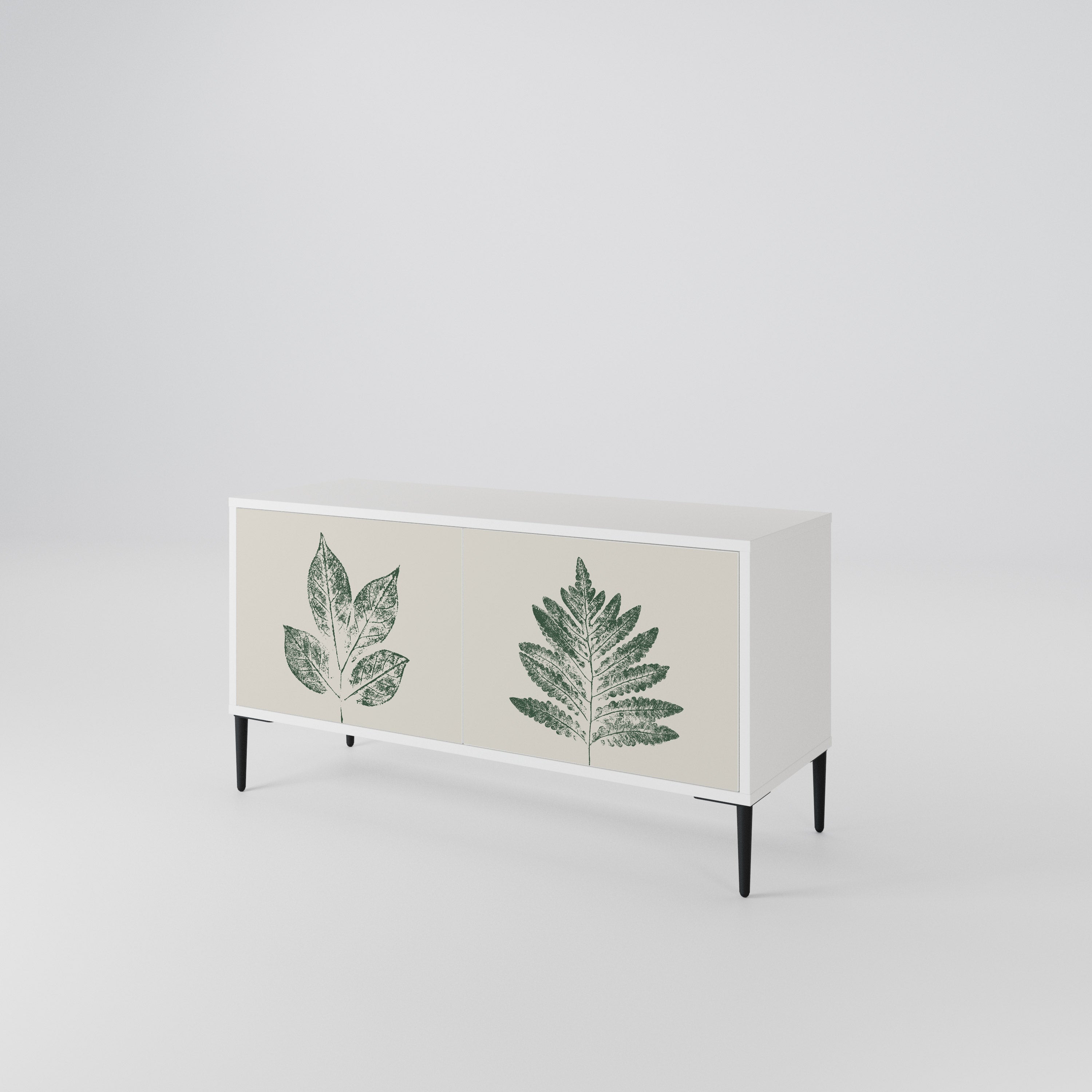 GREEN LEAFY STAMPS Συμπαγές έπιπλο τηλεόρασης 2-θυρών