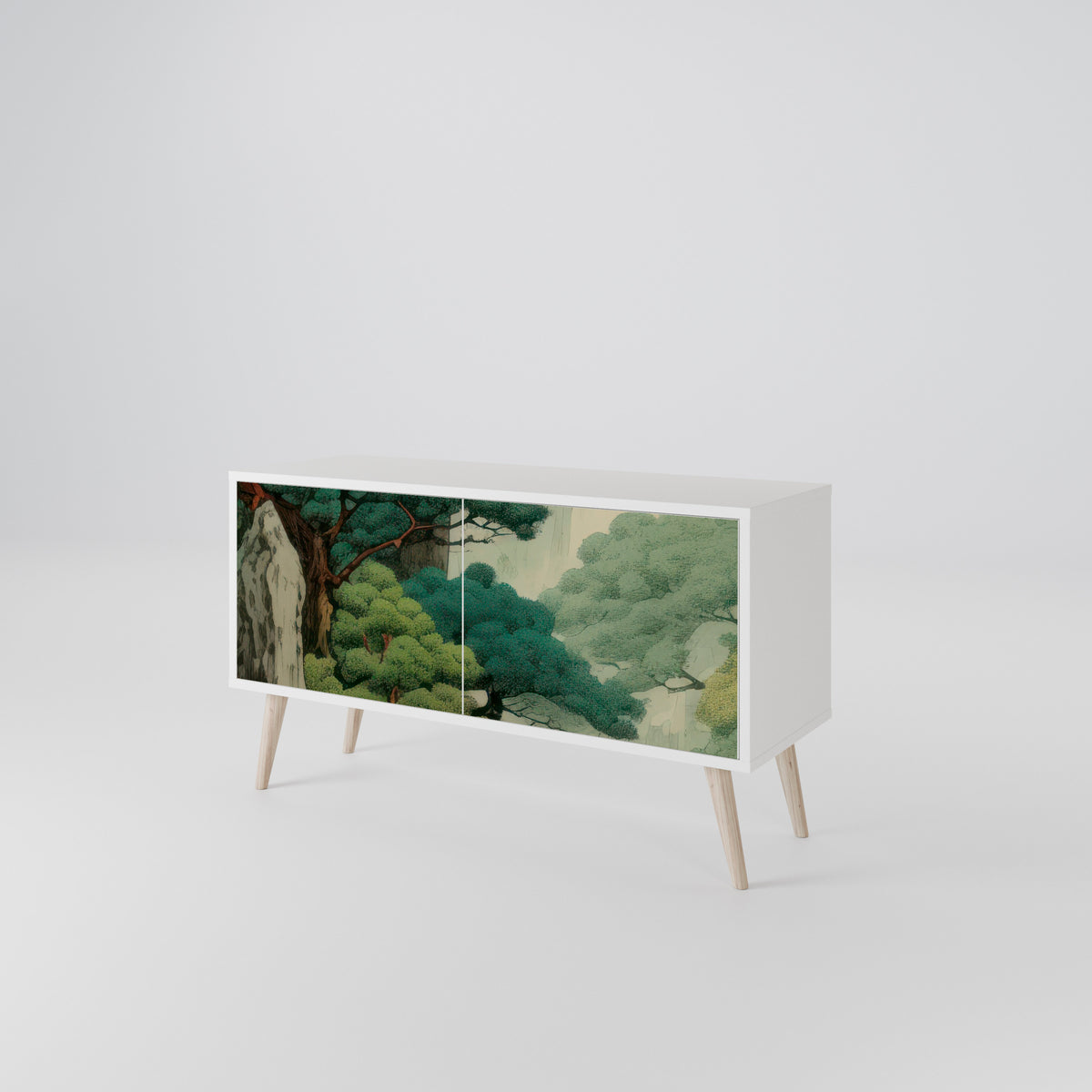 VERDURE ABYSS Compact 2-Door TV Cabinet