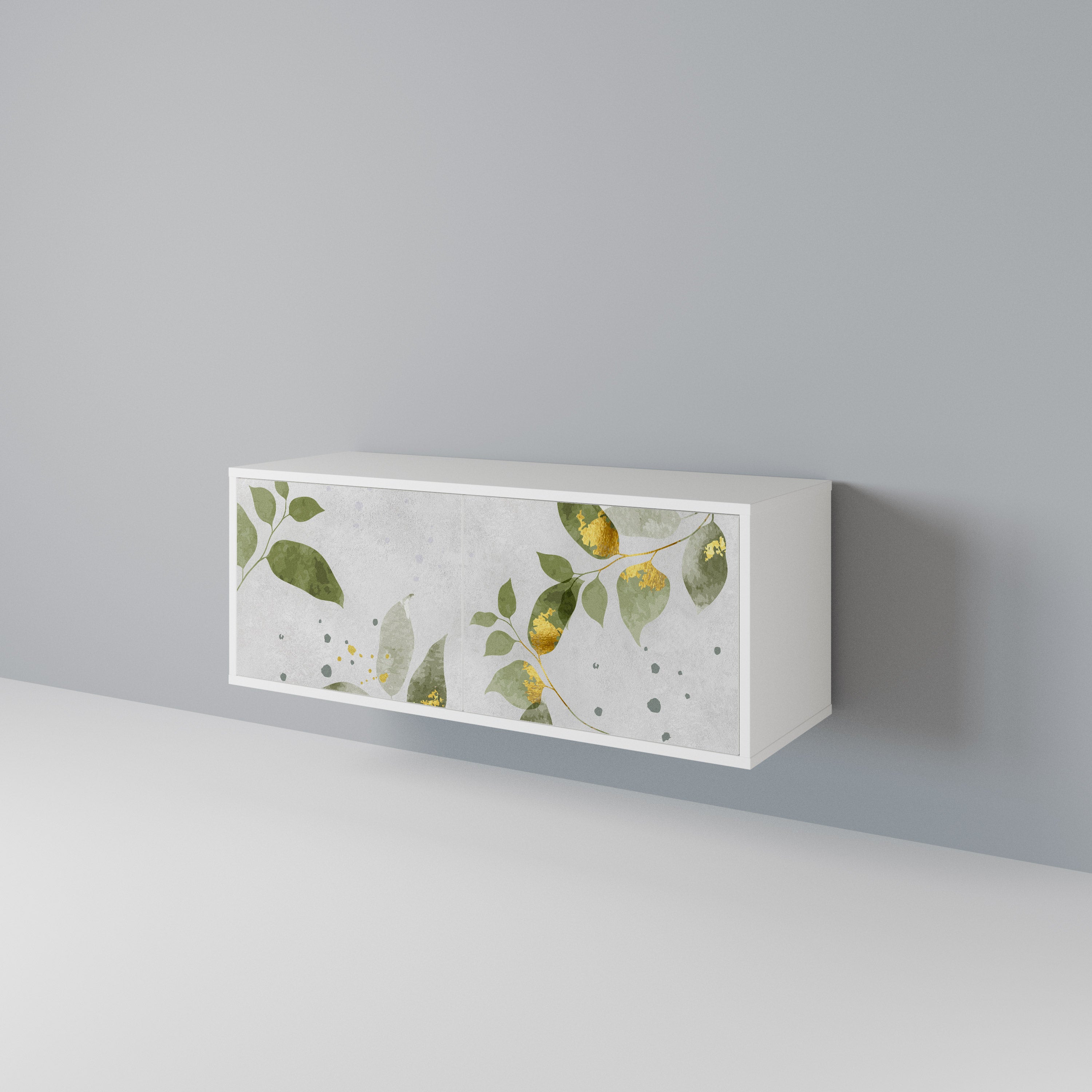 ELEGANT BOTANICS Kompaktní dvoudveřový TV stolek
