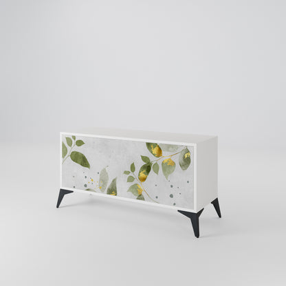 ELEGANT BOTANICS Mobile TV Compatto a 2 Ante